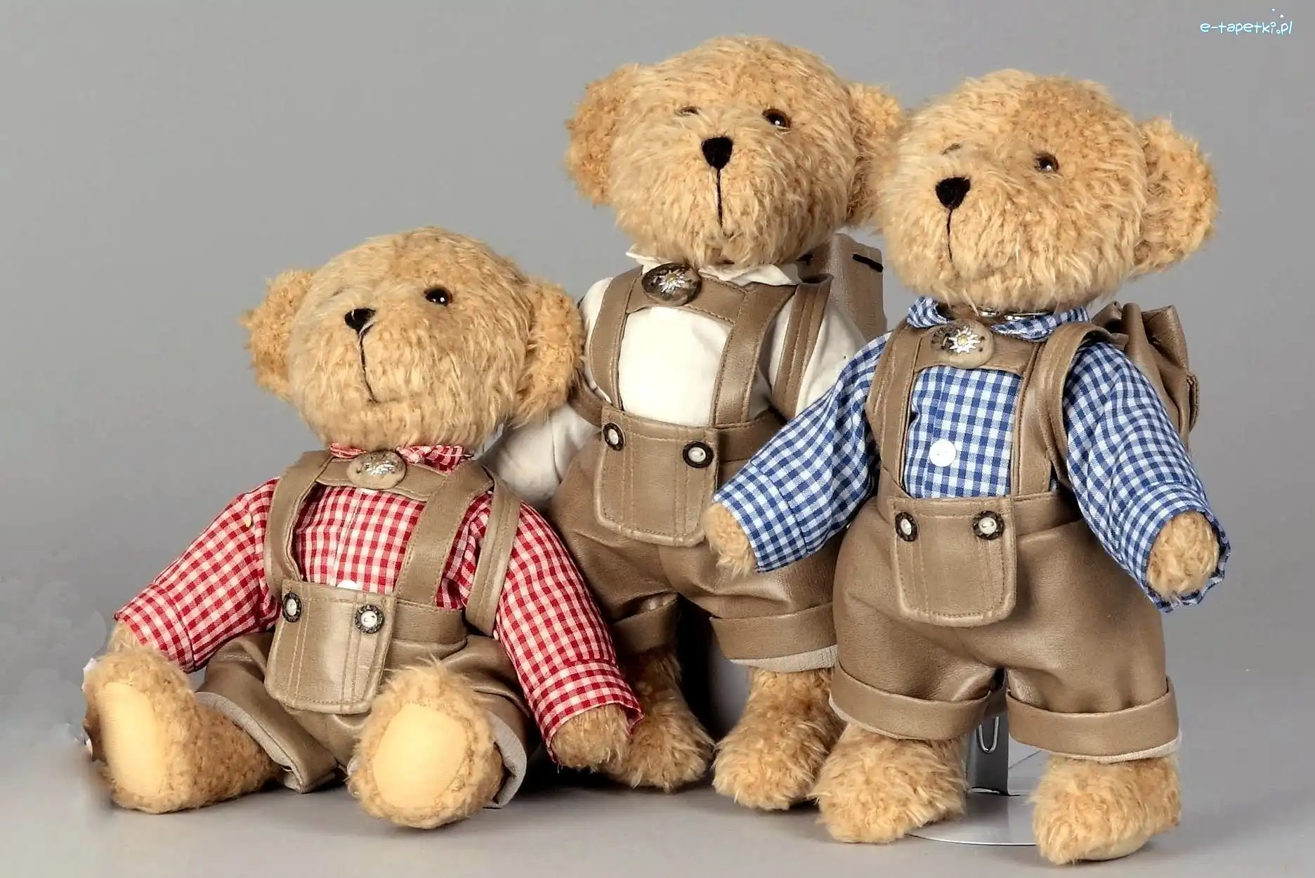 Misie, Pluszowe, Trzy