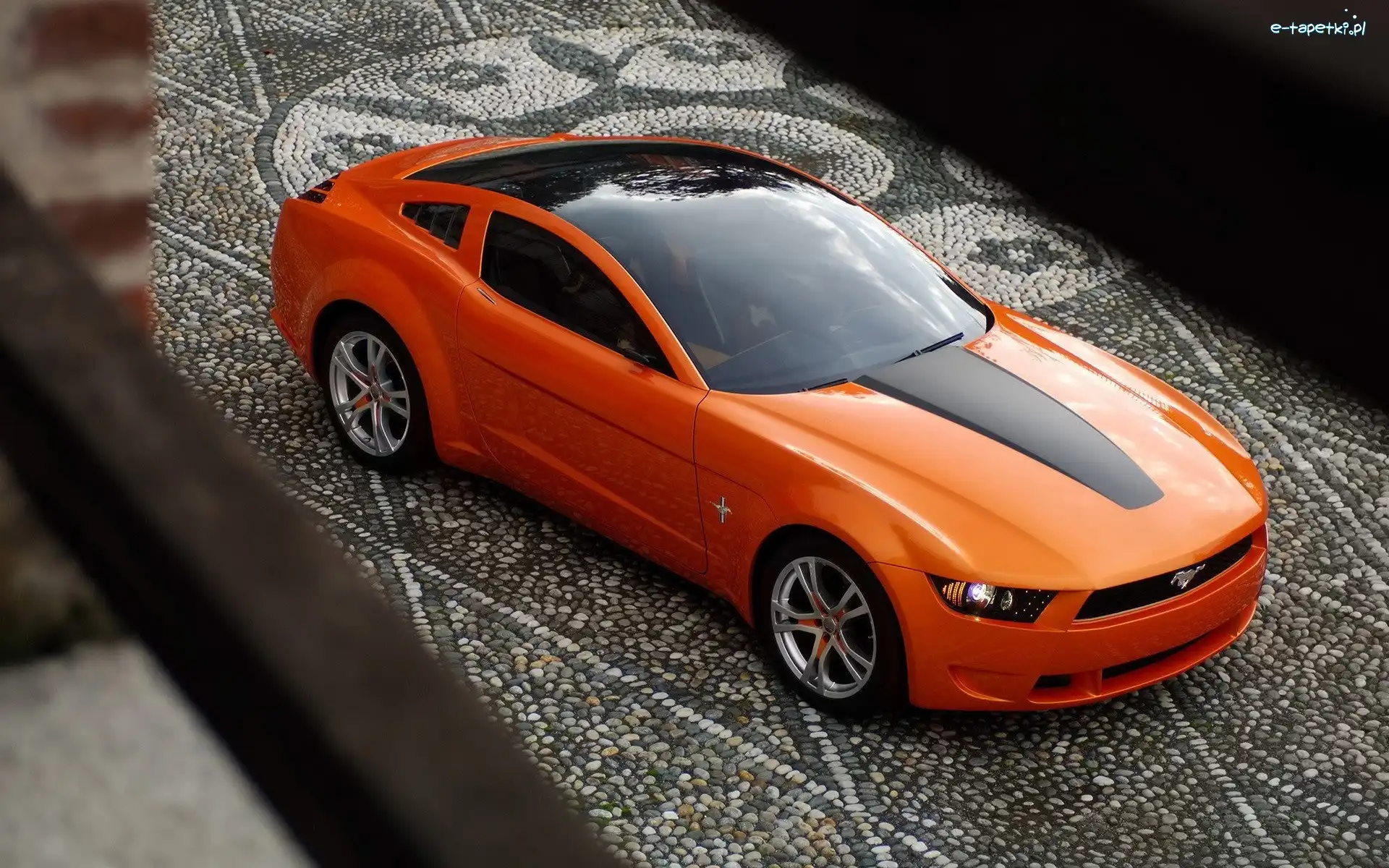 Pomarańczowy, Ford Mustang