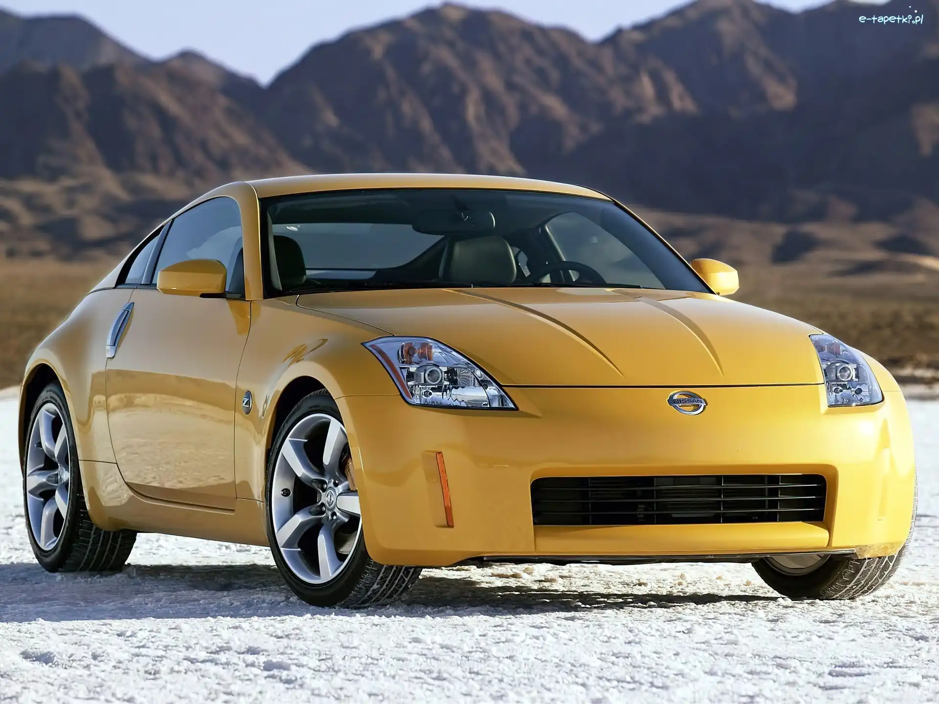 Góry, Żółty, Nissan 350Z Coupe