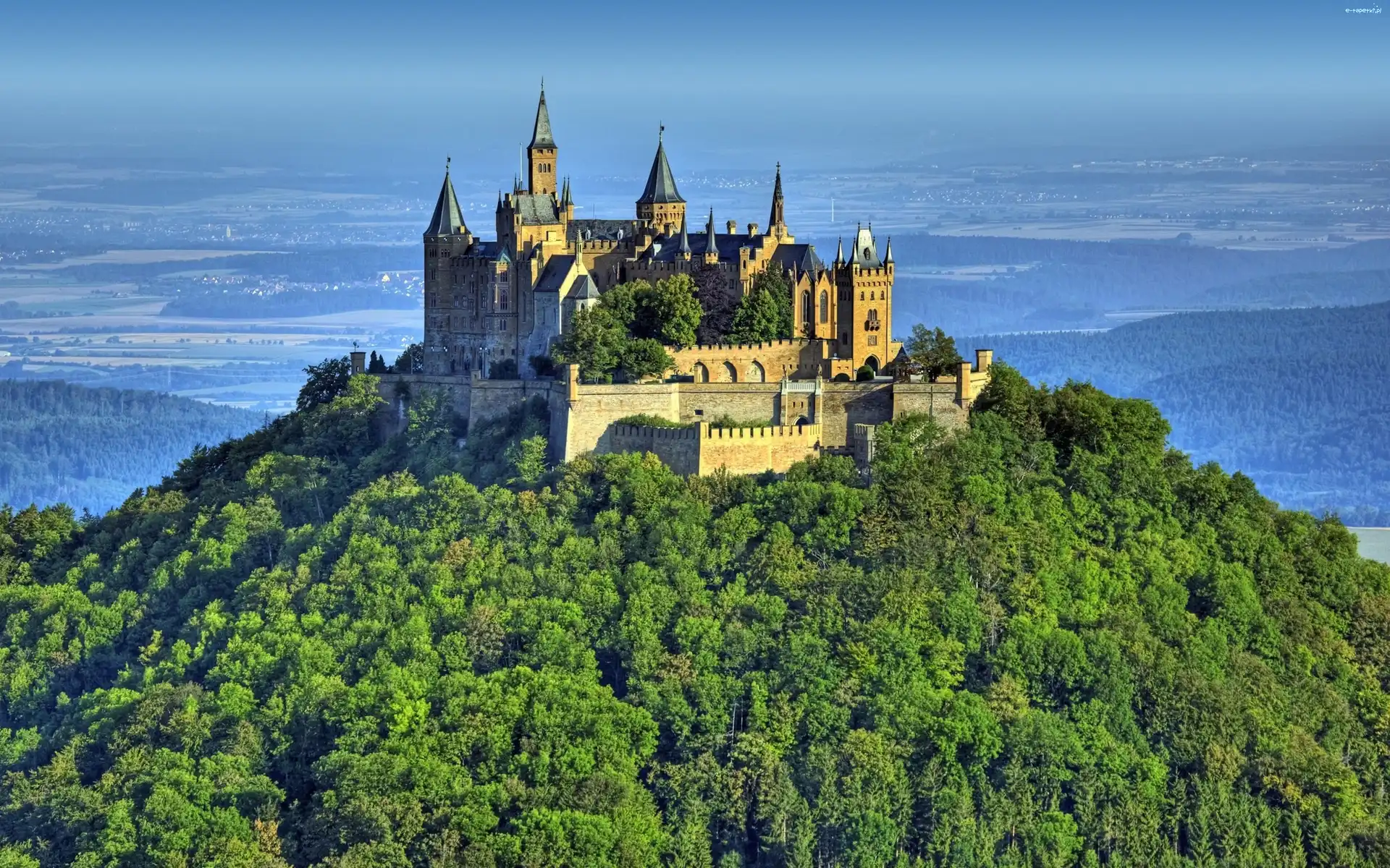 Hohenzollern, Wzgórze, Niemcy, Zamek