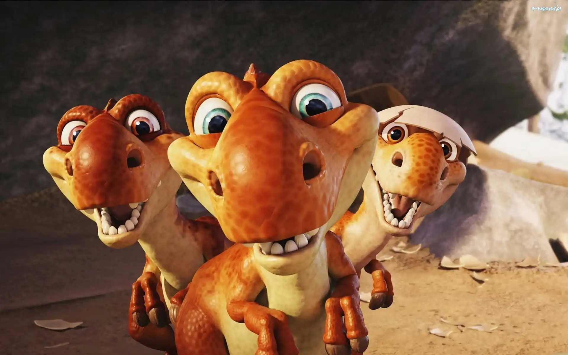Dinozaury, Skorupki, Maluchy, Ice Age, Epoka Lodowcowa 3