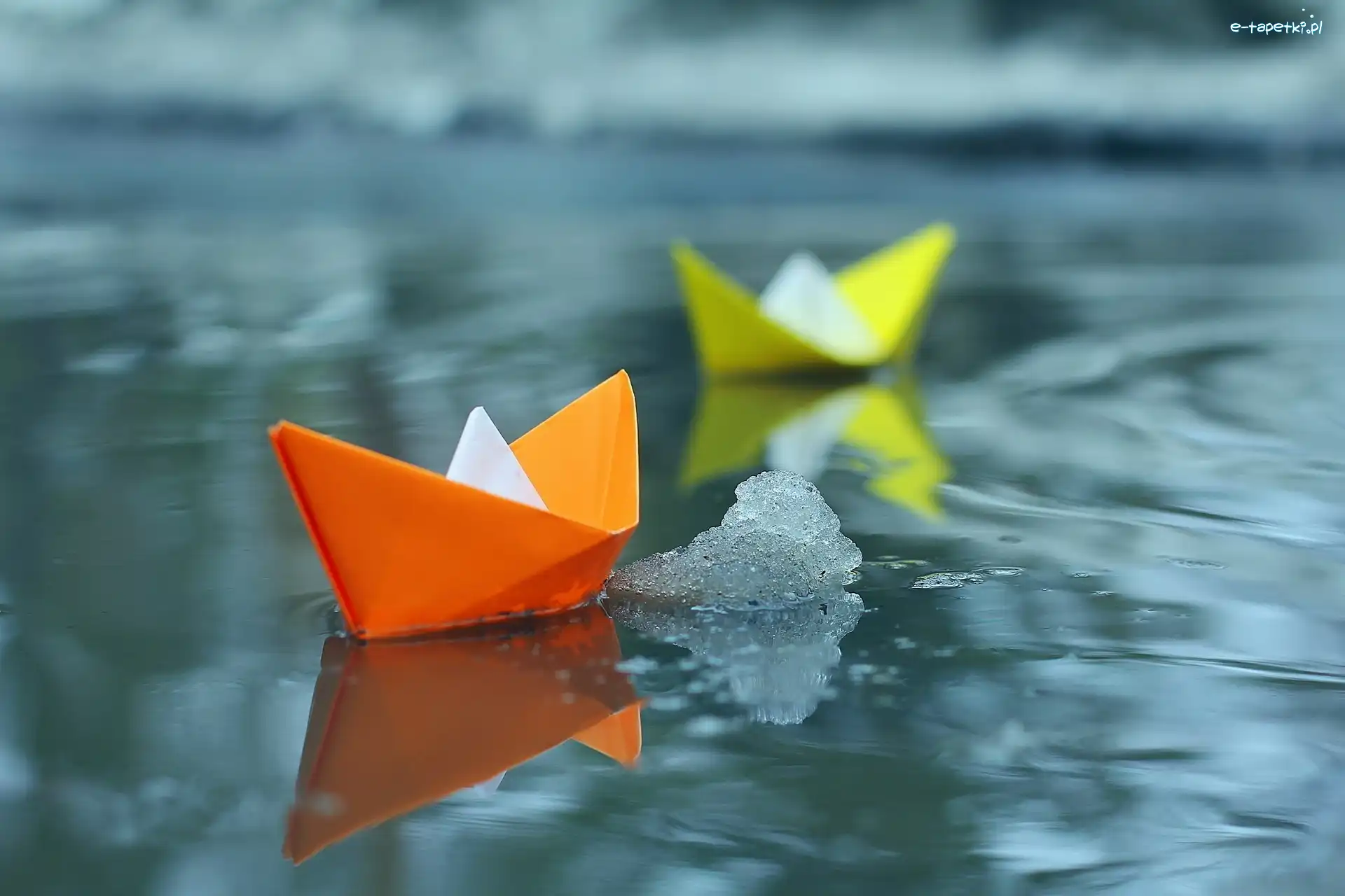 Woda, Origami, Statki