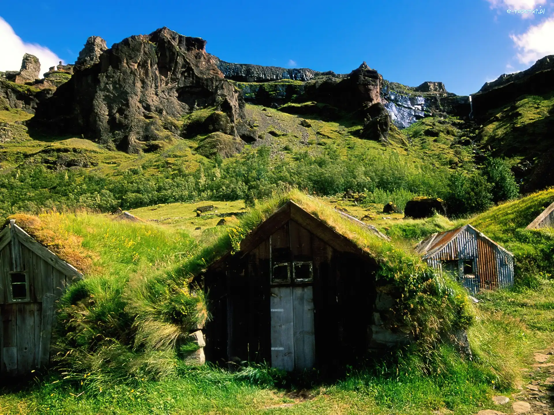Domek, Góry, Islandia