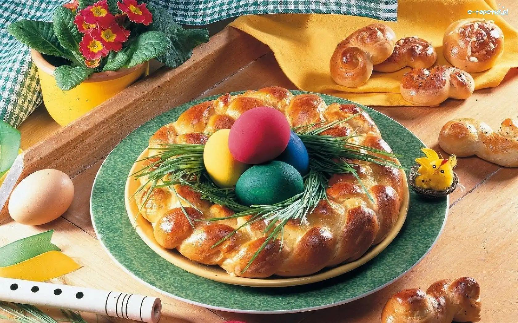 Stołu, Babka, Wielkanocnego, Dekoracja