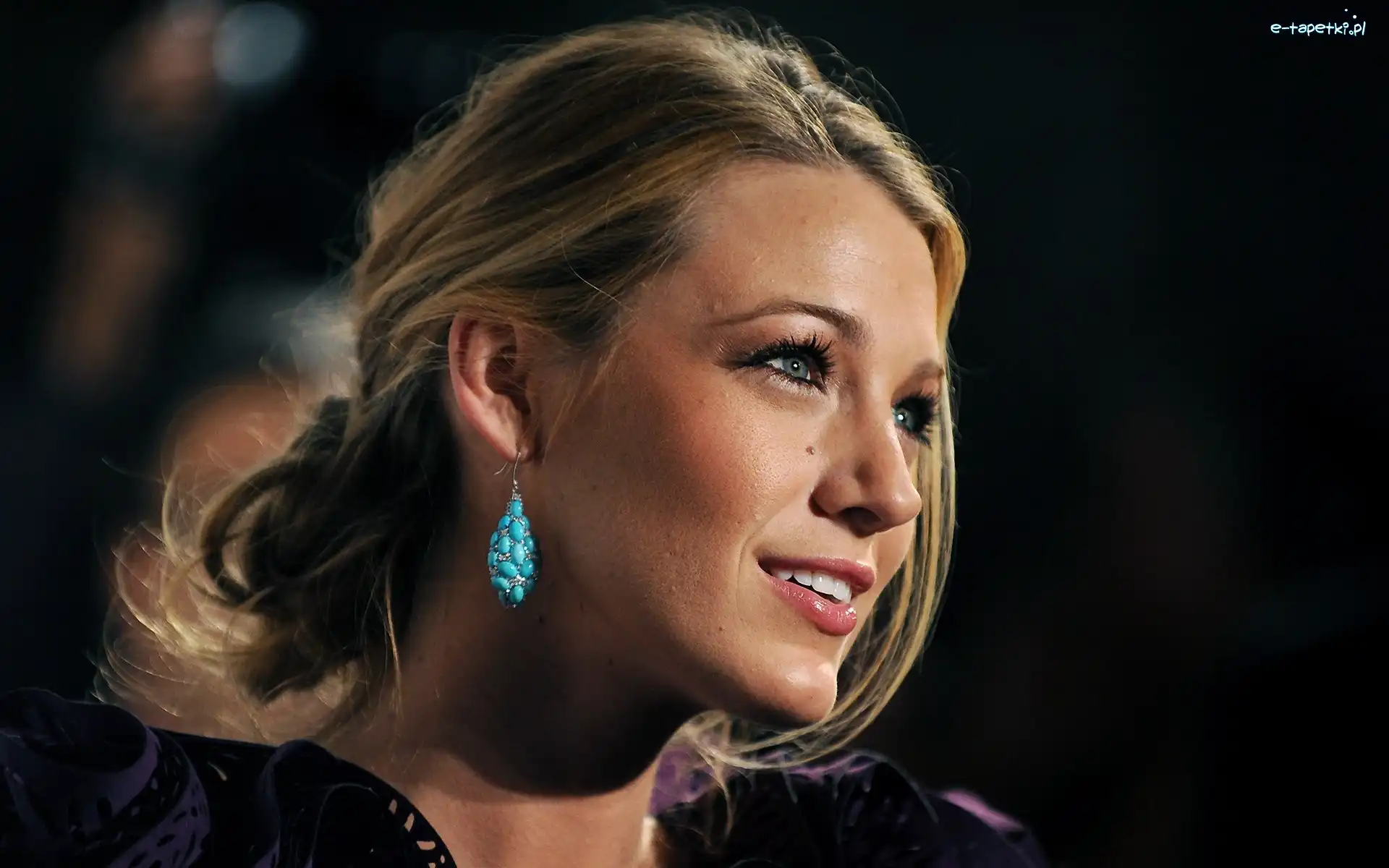 Kolczyk, Turkusowy, Blake Lively