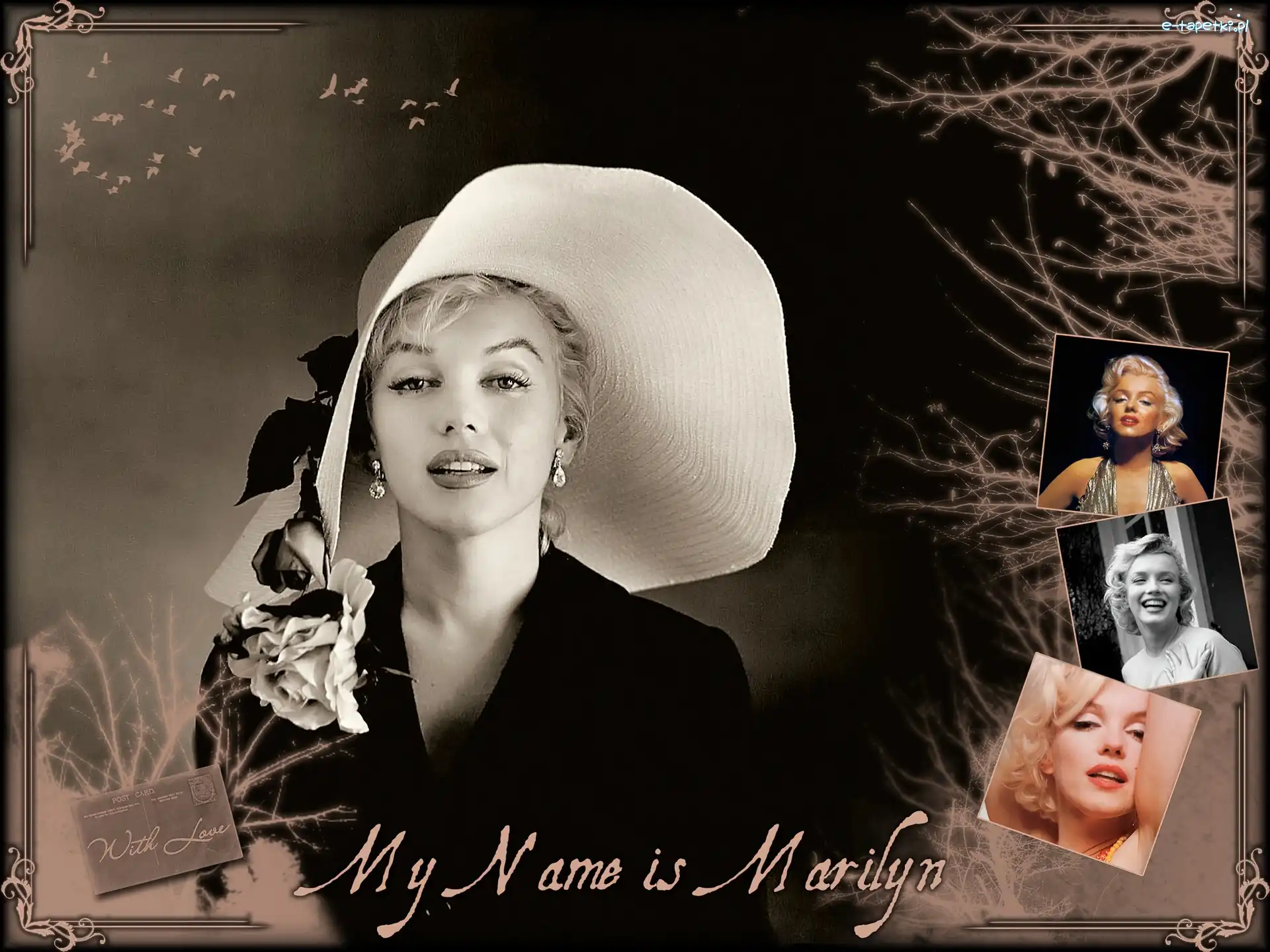 Zdjęcia, Kapelusz, Merlin Monroe