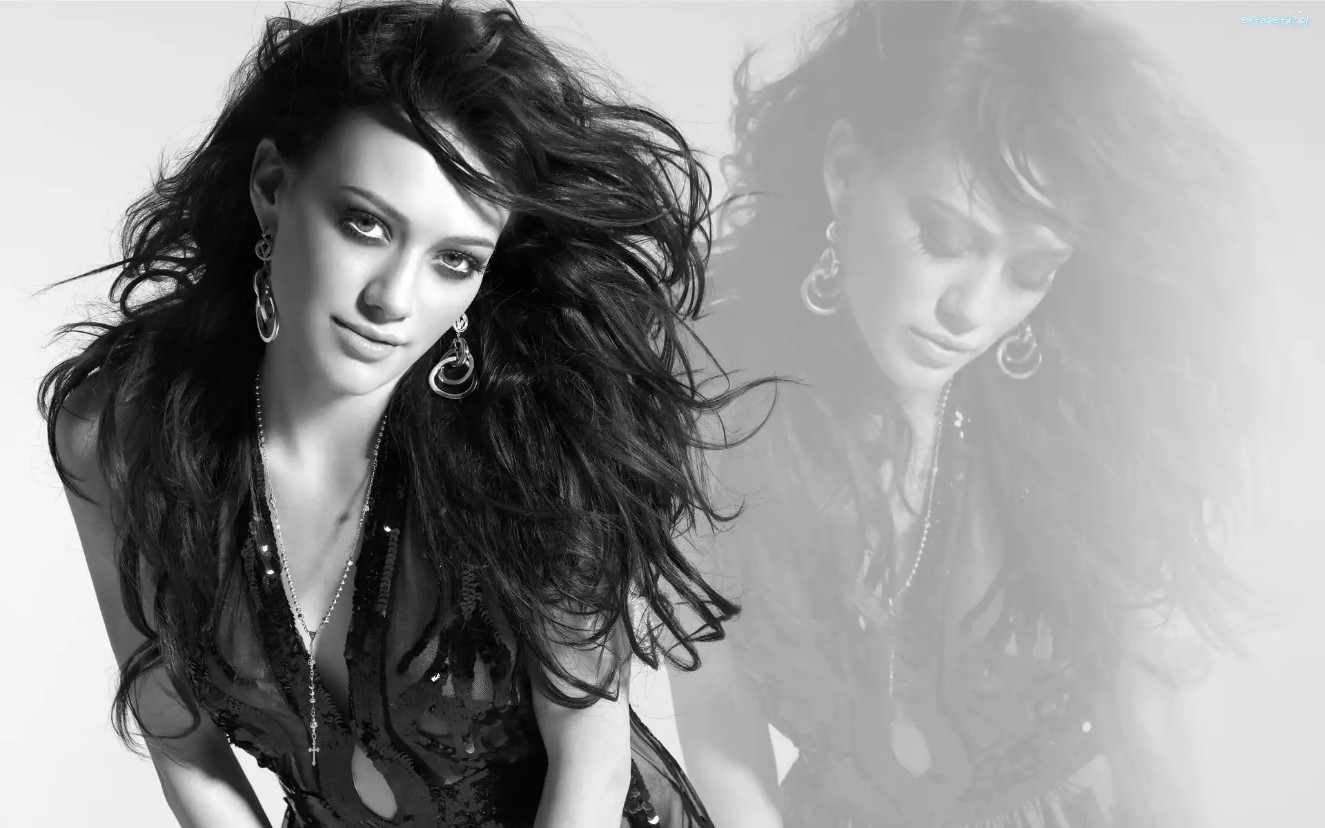 Bluzeczka, Czarna, Hilary Duff