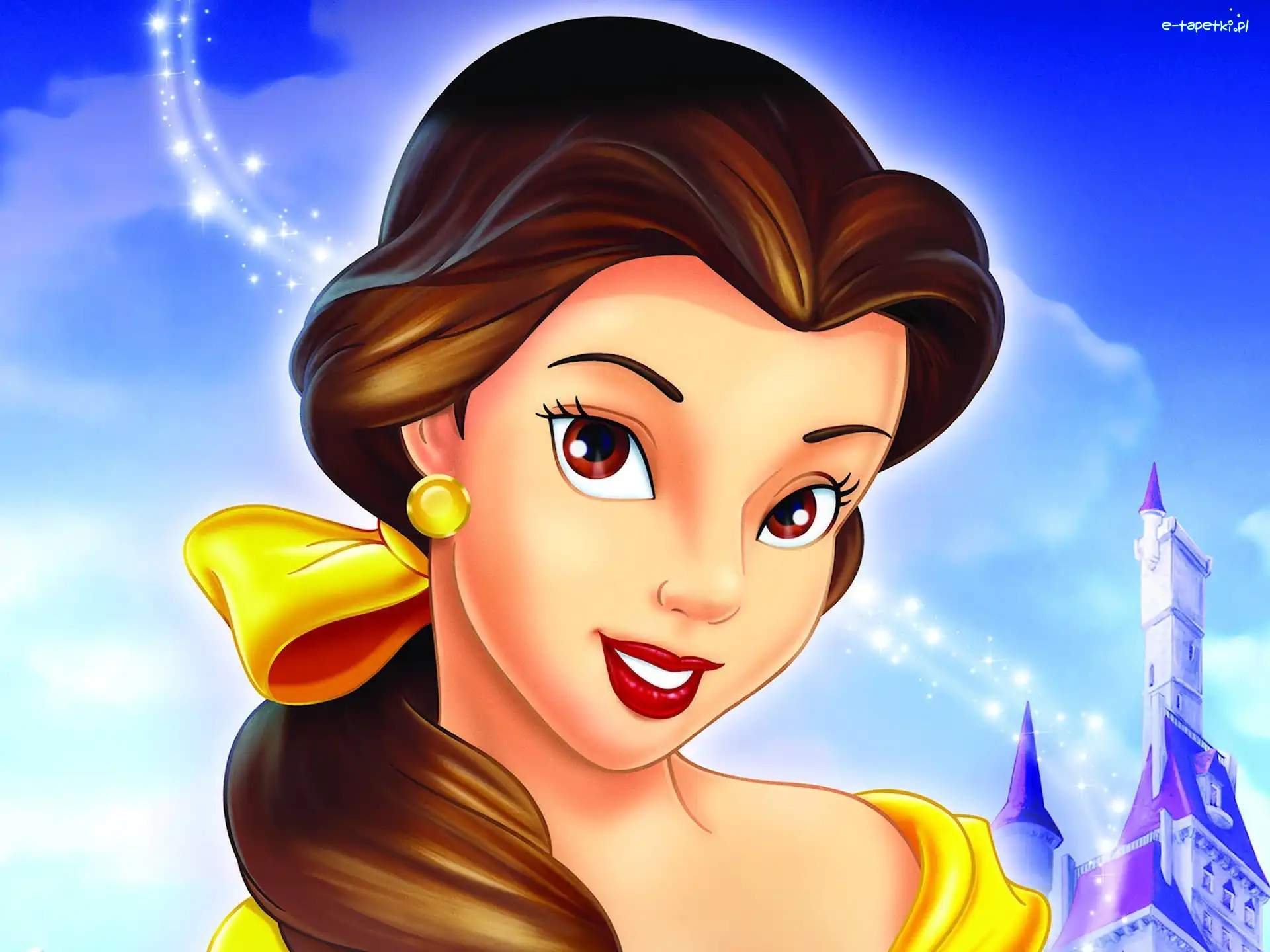Kokarda, Beauty and the Beast, Bella, Piękna i Bestia, Bajka, Zamek, Dziewczyna