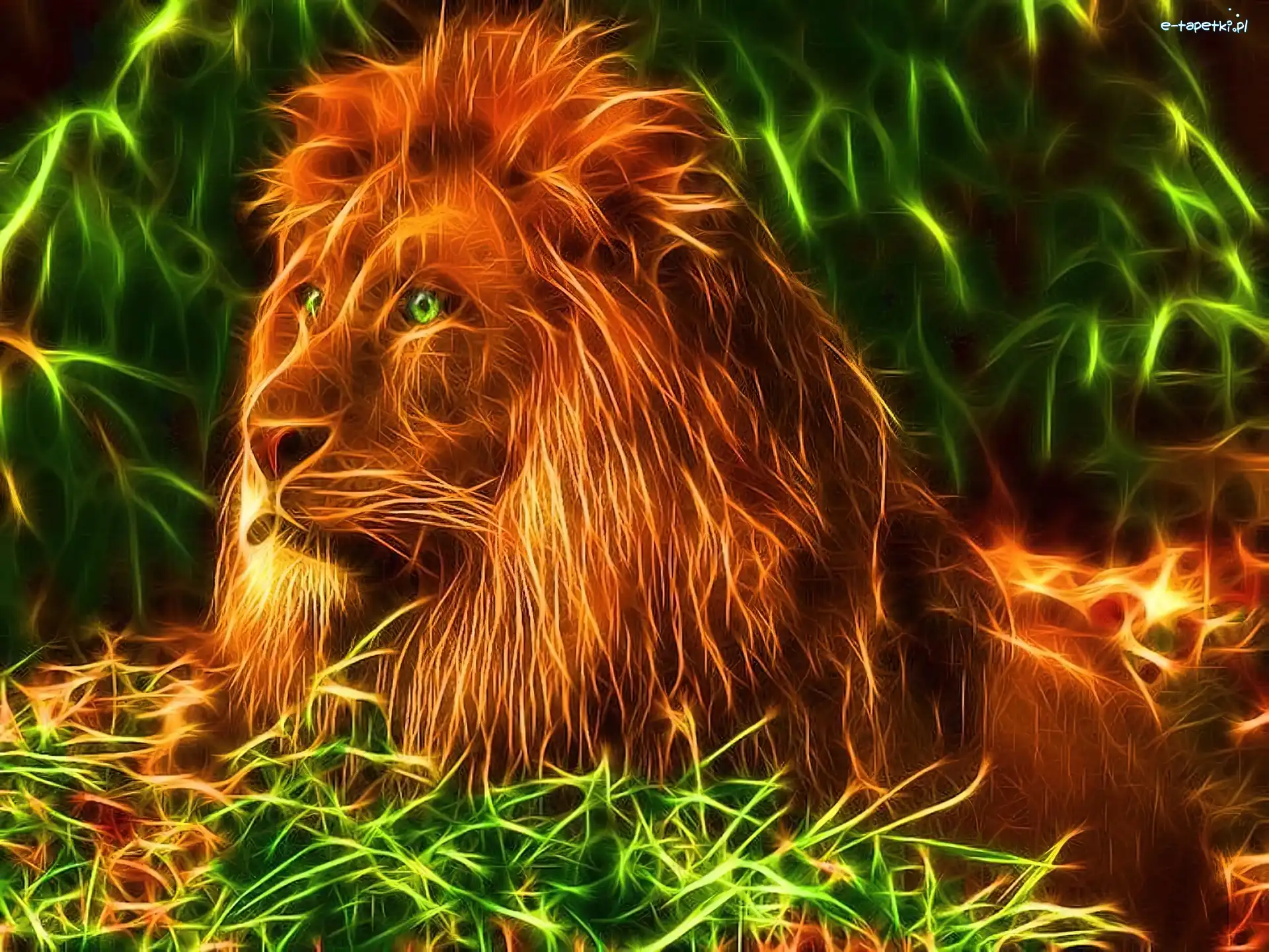 Fractalius, Grzywa, Lew