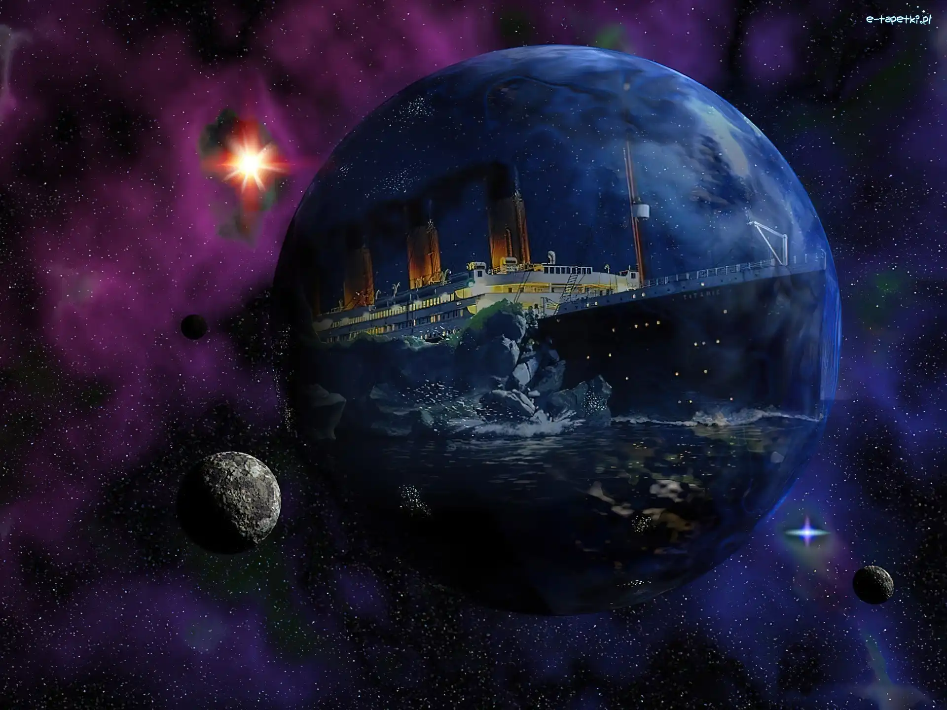 Planety, Kosmos, Titanic