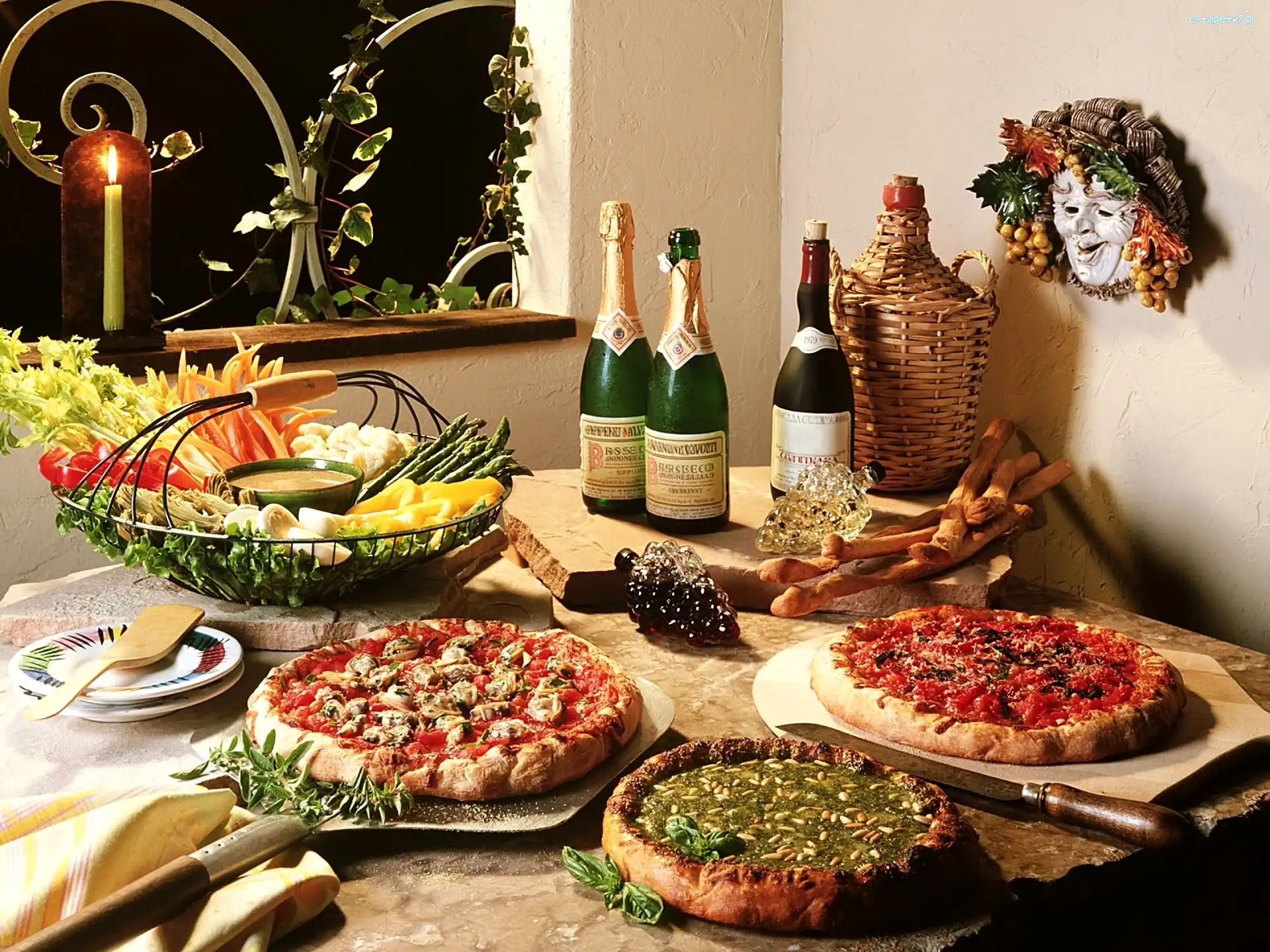 Dodatki, Wina, Pizza