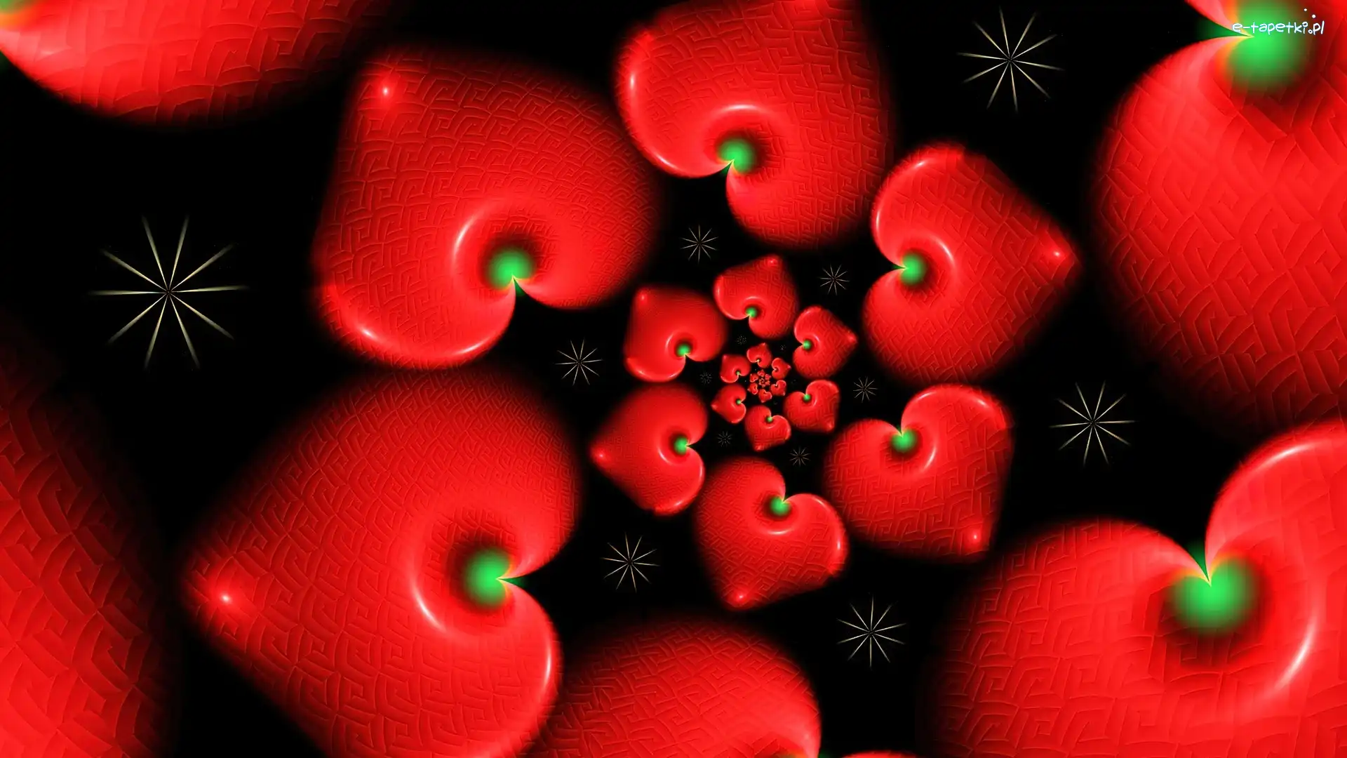 Serc, Czerwonych, Spirala