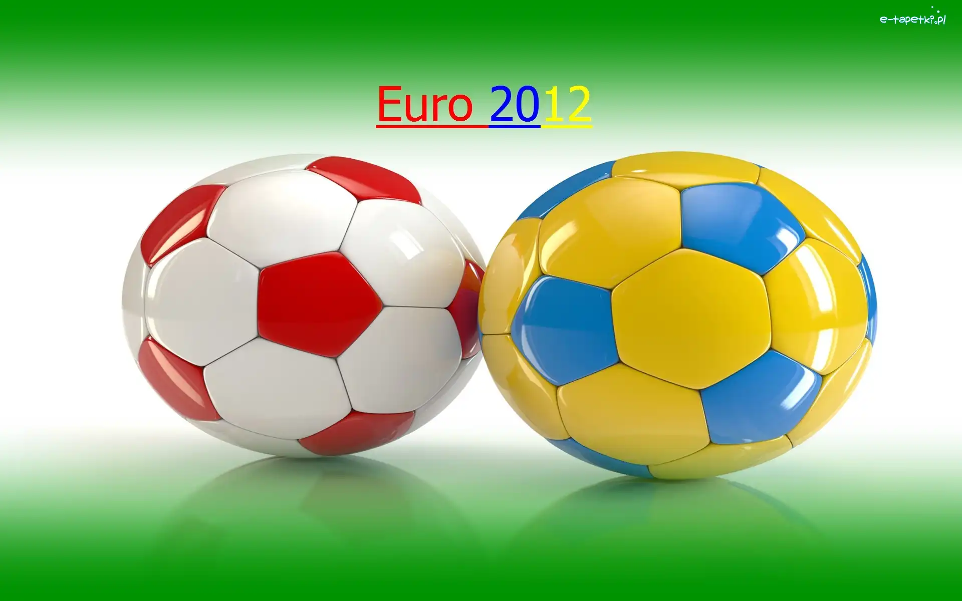 Euro 2012, Piłki, Dwie, Narodowe, Barwy