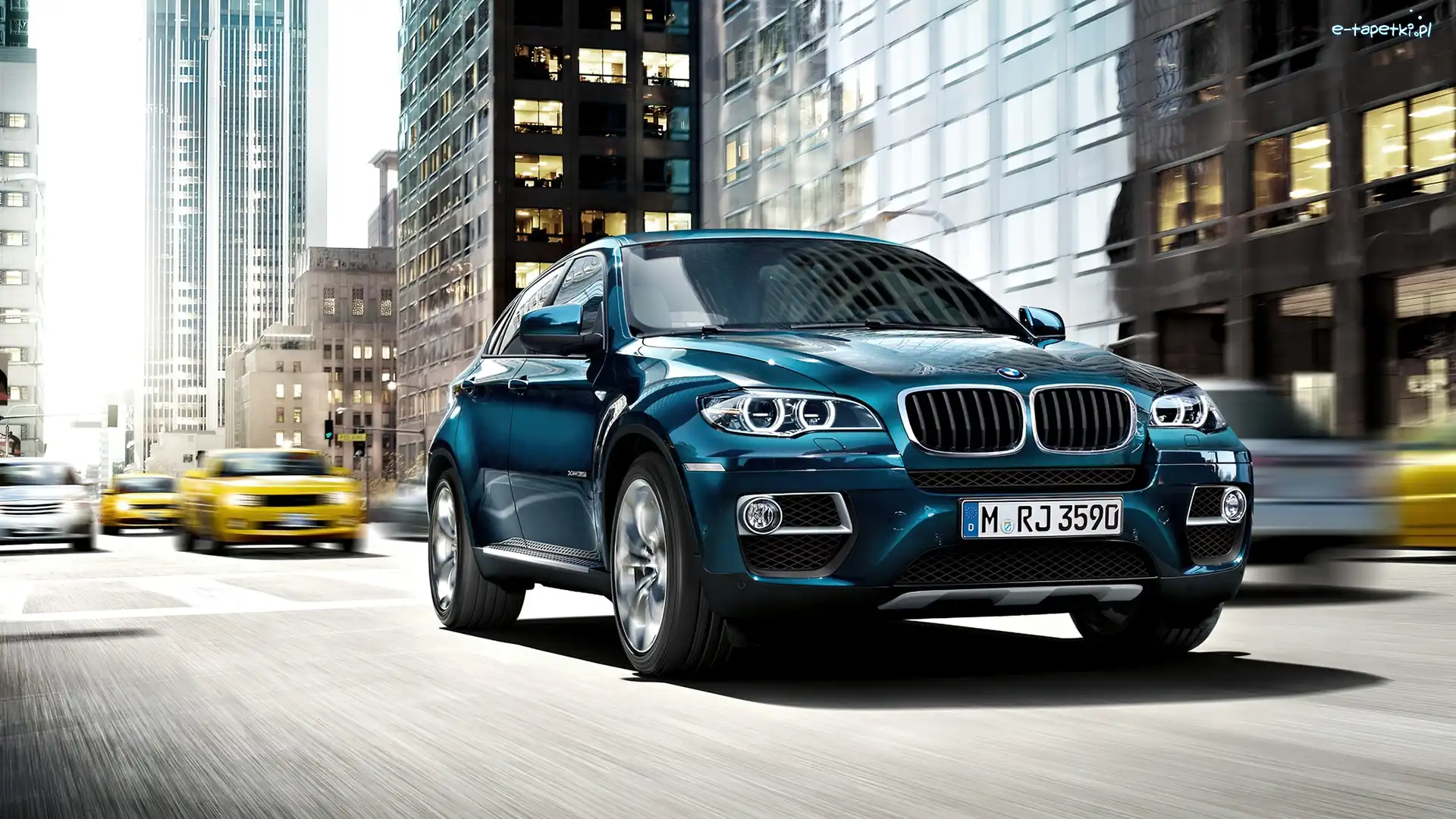 Droga, Budynki, Bmw X6