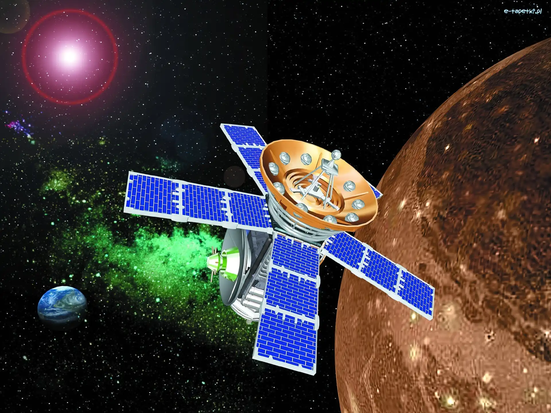 Satelita, Planeta