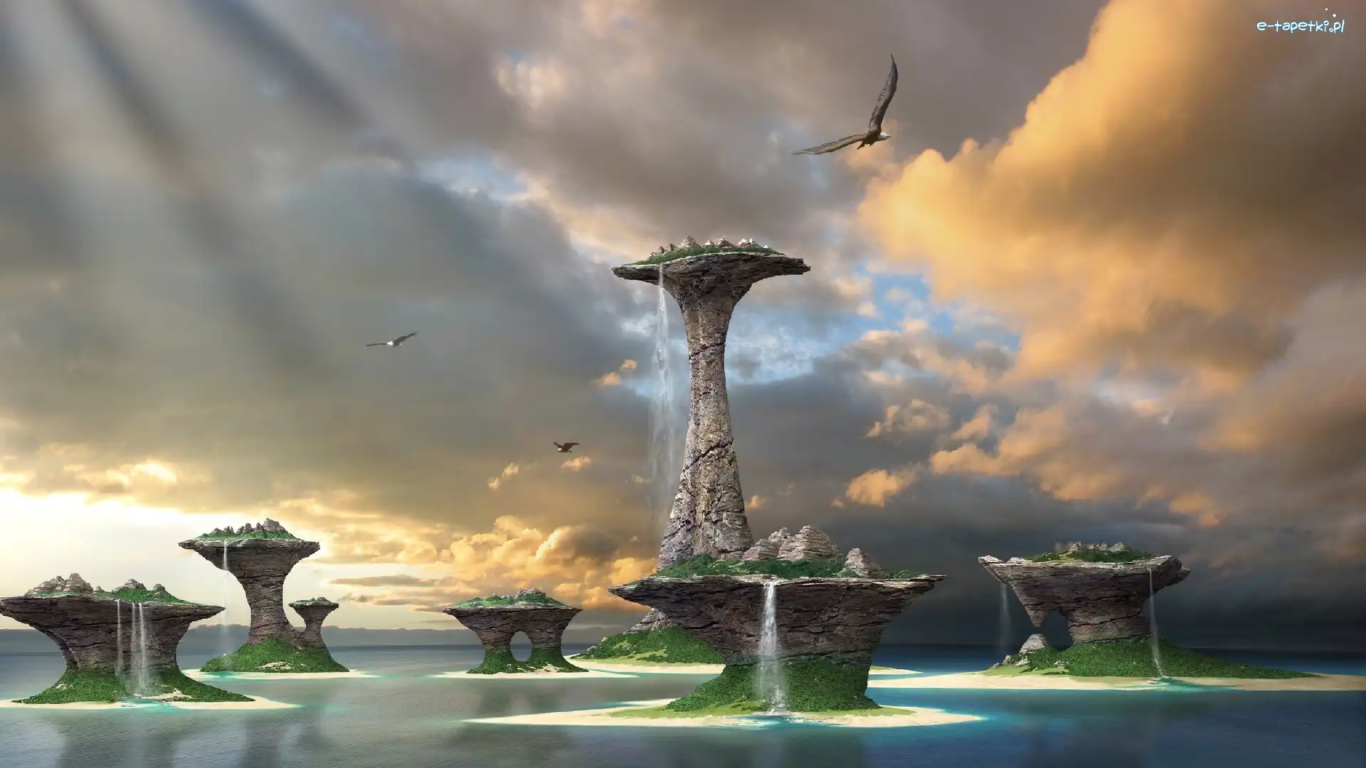 Wodospady, Ocean