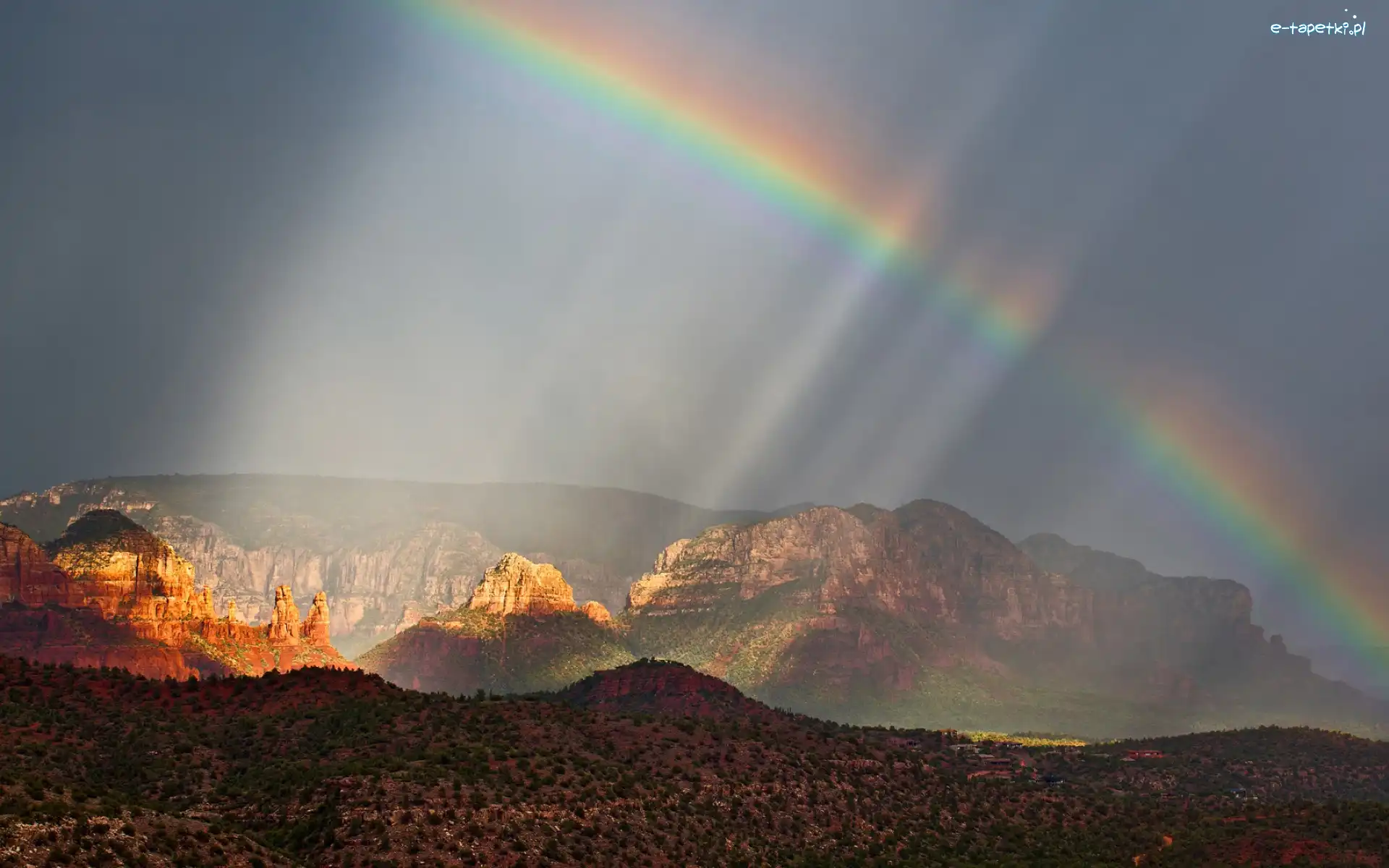 Tęcza, Arizona, Kanion