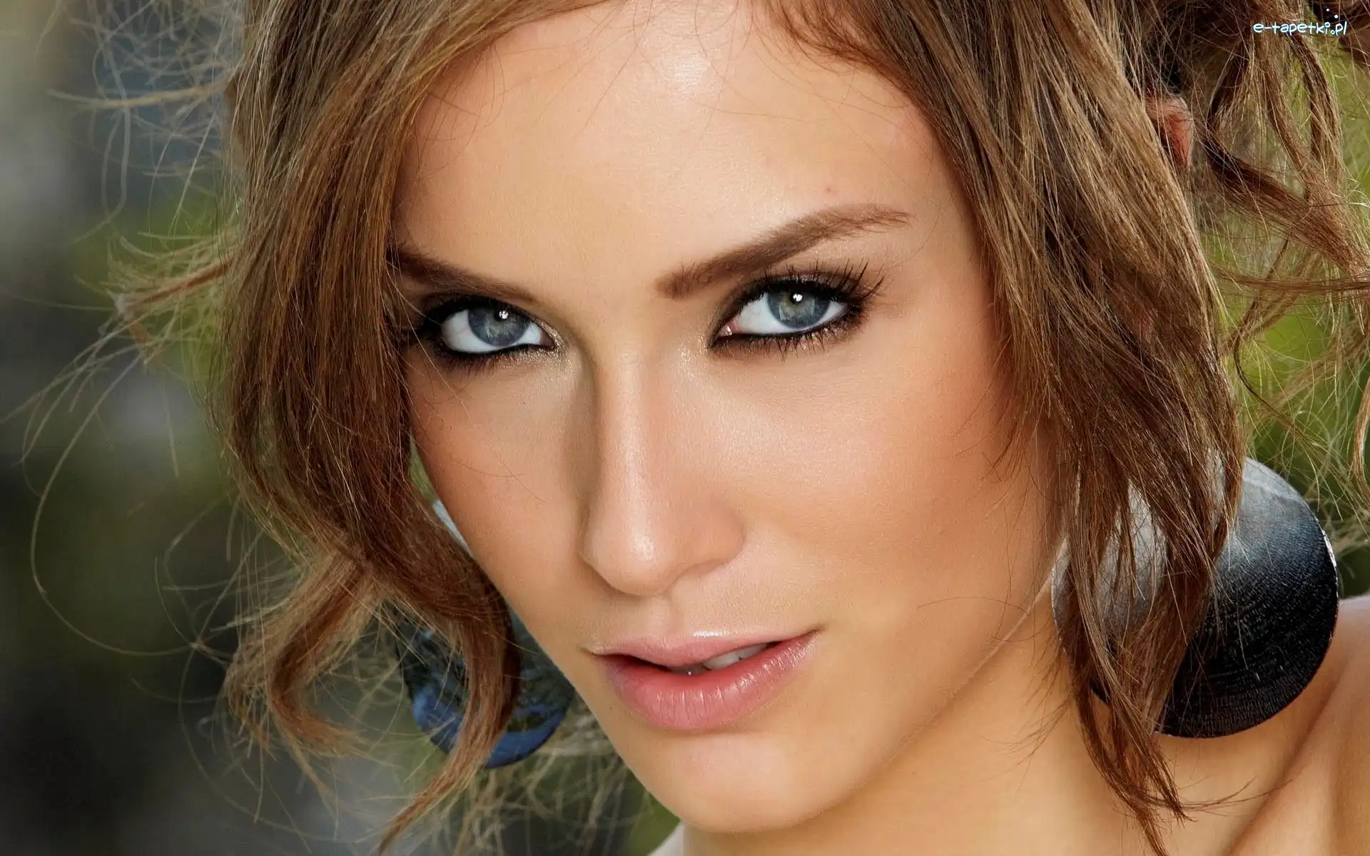 Twarz, Oczy, Szare, Malena Morgan