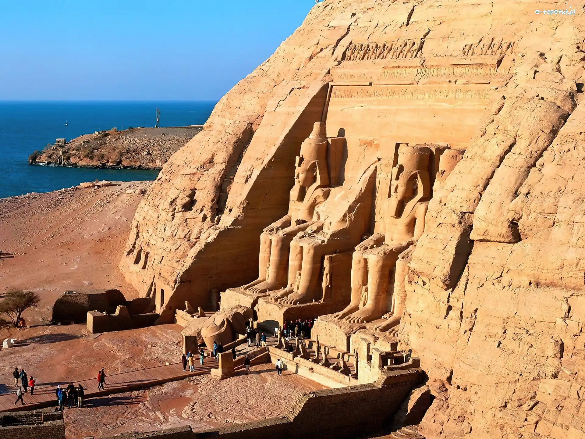 Abu Simbel, Woda, Świątynia, Egipt