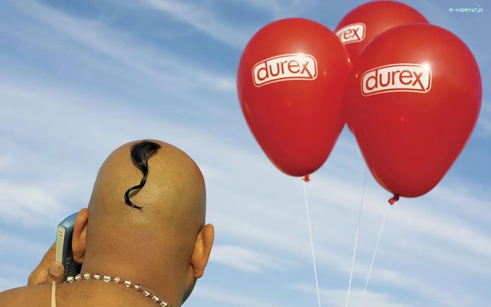Balony, Łysy, Mężczyzna