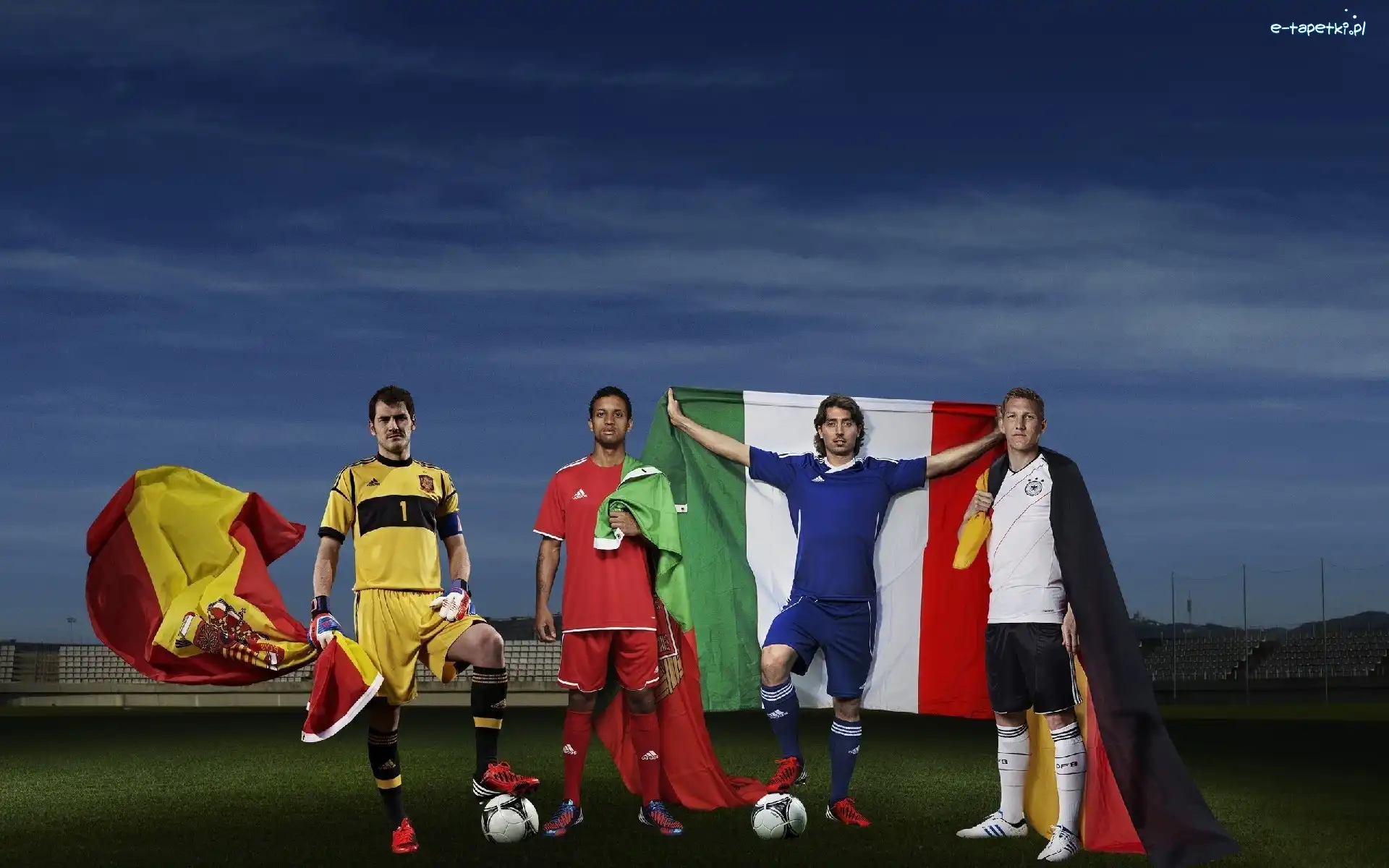 Euro 2012, Włochy, Hiszpania, Portugalia, Niemcy