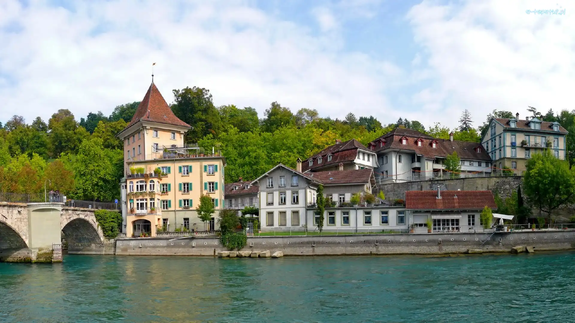 Miasta, Szwajcaria, Untertorbruck, Panorama