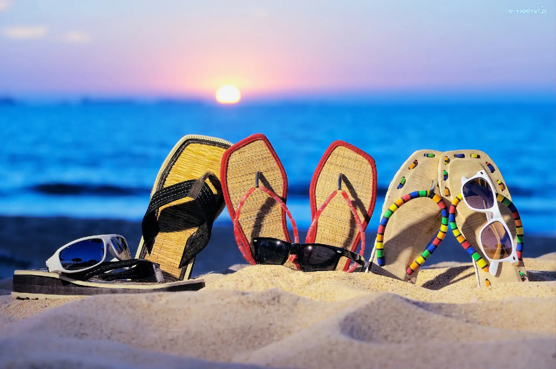 Klapki, Piasek, Plaża