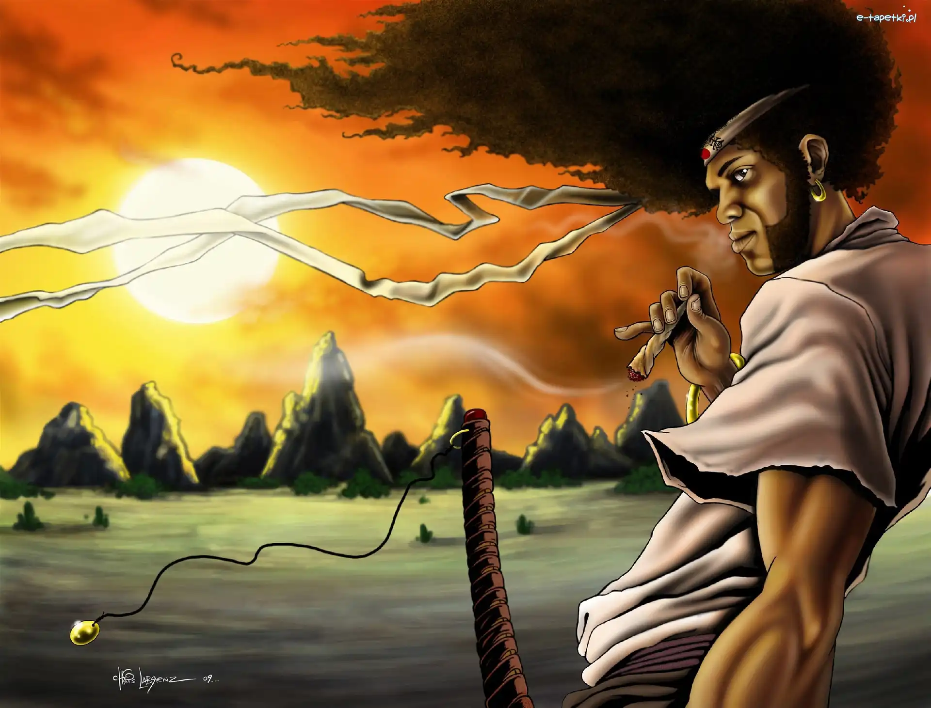 Słońca, Zachód, Afrosamurai