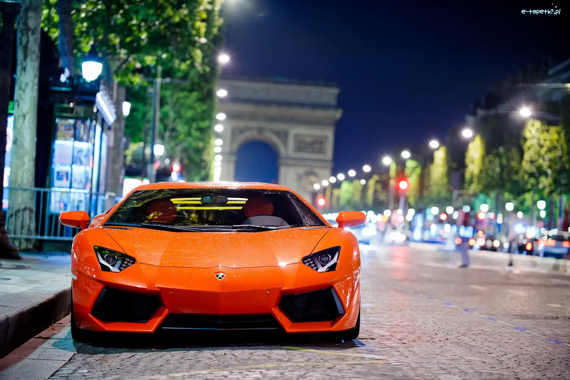 Ulica, Lamborghini, Pomarańczowe