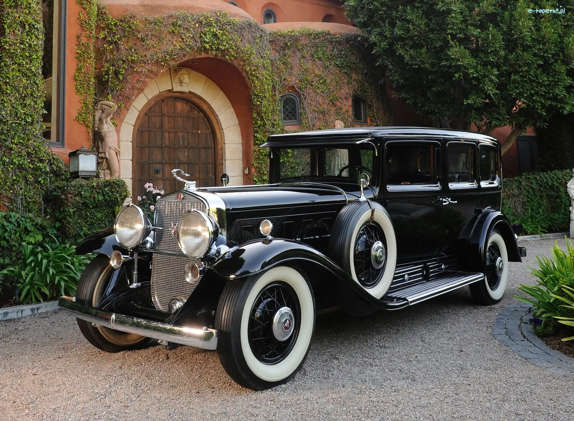 Samochód Zabytkowy, Cadillac V16 452, Czarny