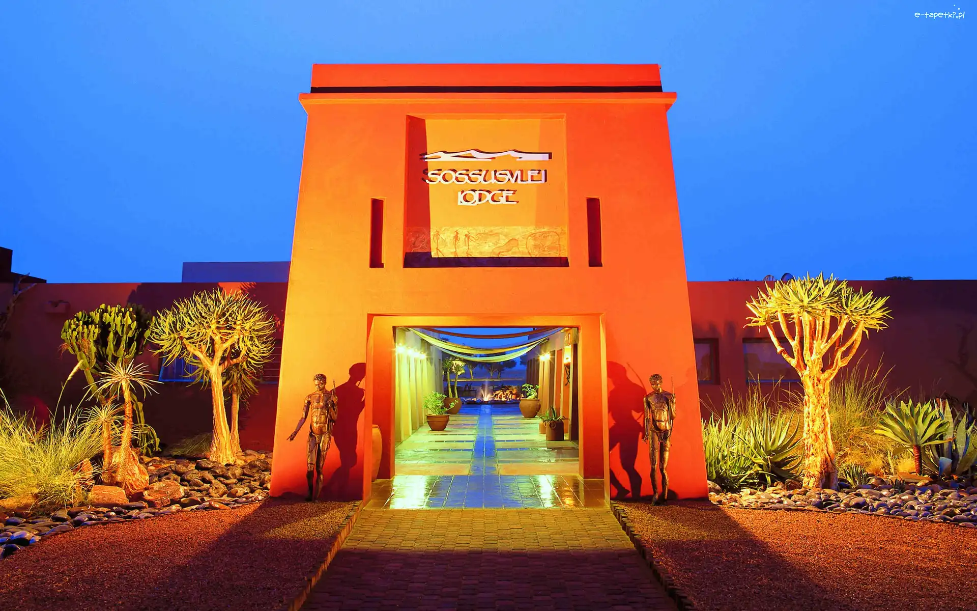 Namibia, Hotel, Wejście, Sossusvlei Lodge