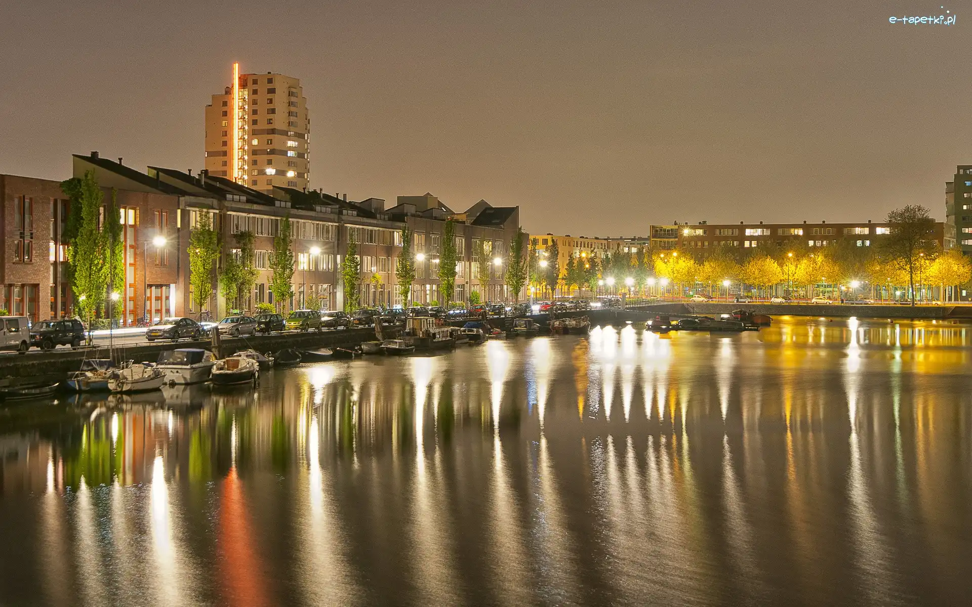Łodzie, Amsterdam, Miasto, Port