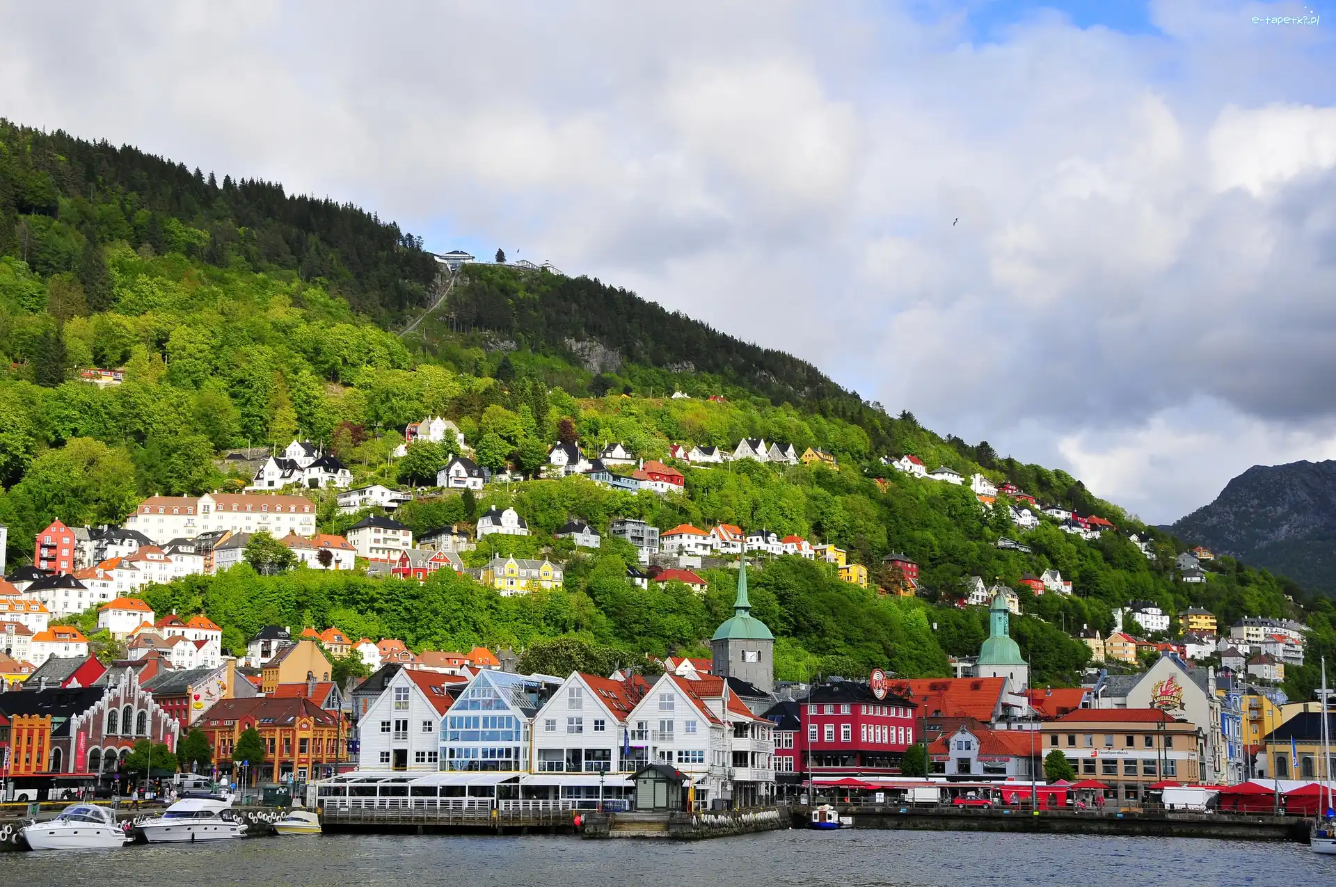 Miasta, Norwegia, Bergen, Panorama