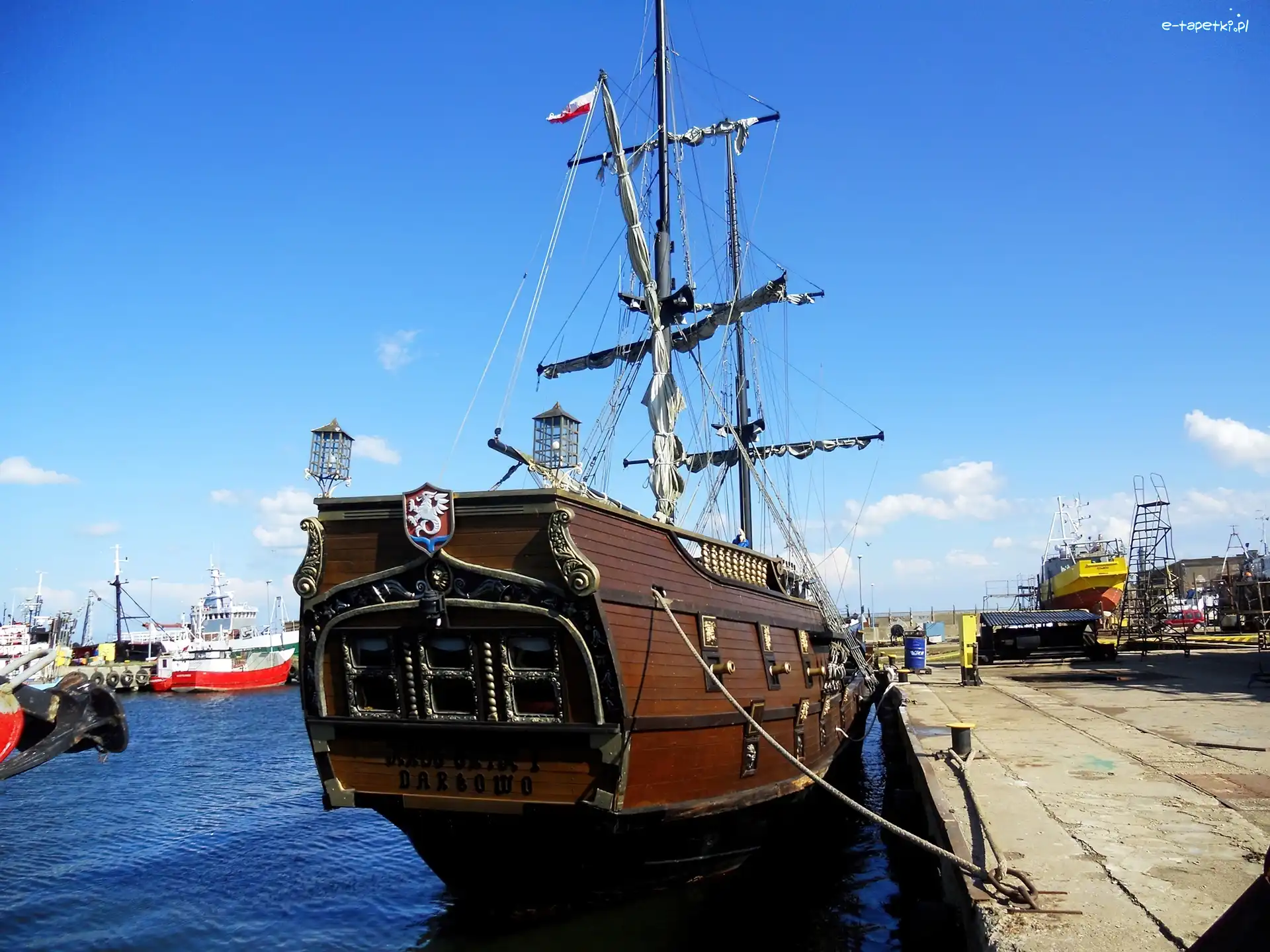 Nabrzeże, Galeon, Statek