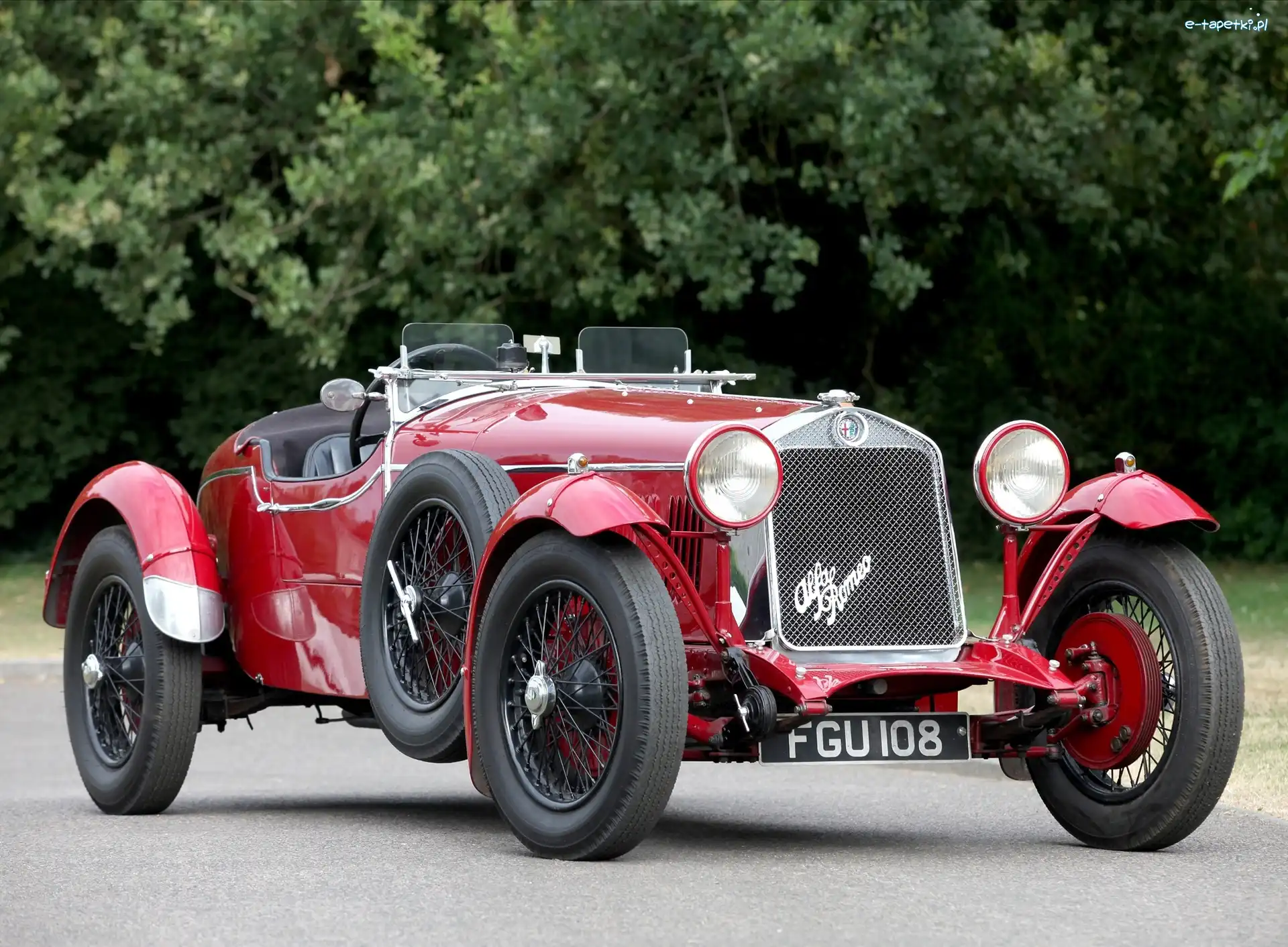 Zabytkowy, Samochód, Alfa Romeo 6C 1750 GS