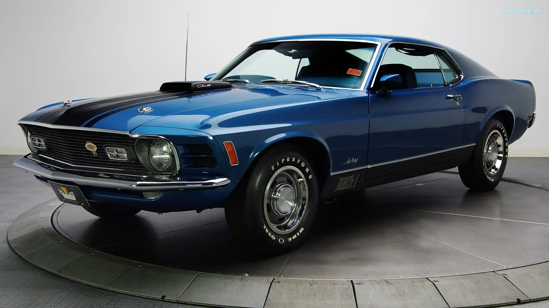 Wystawa, Ford Mustang, Niebieski