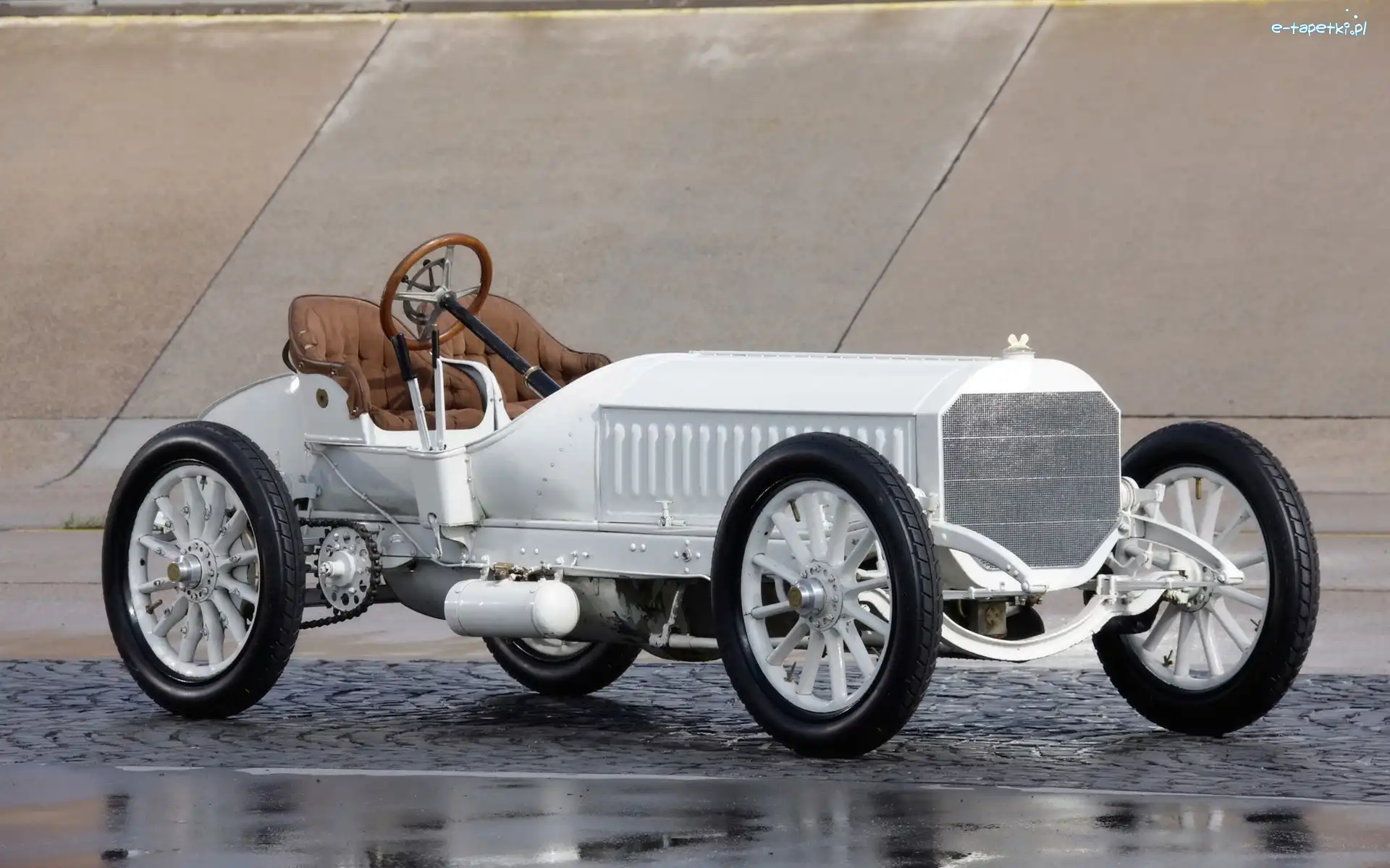 Mercedes 120 Hp, 1906 Rok, Klasyk, Biały