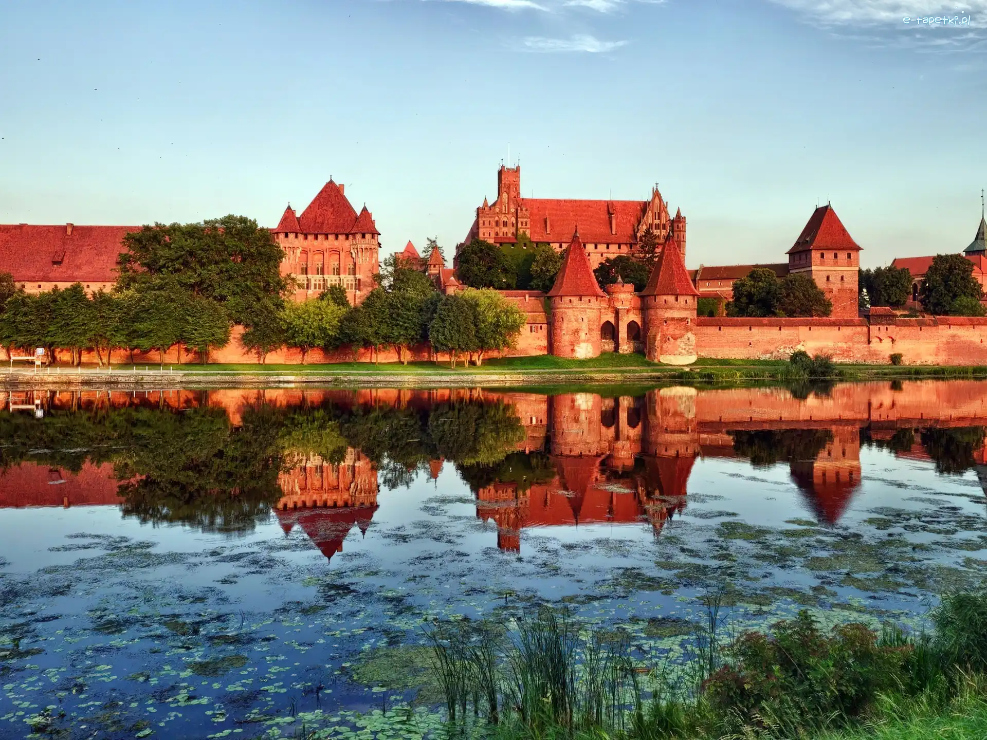 Malbork, Nogat, Rzeka, Zamek