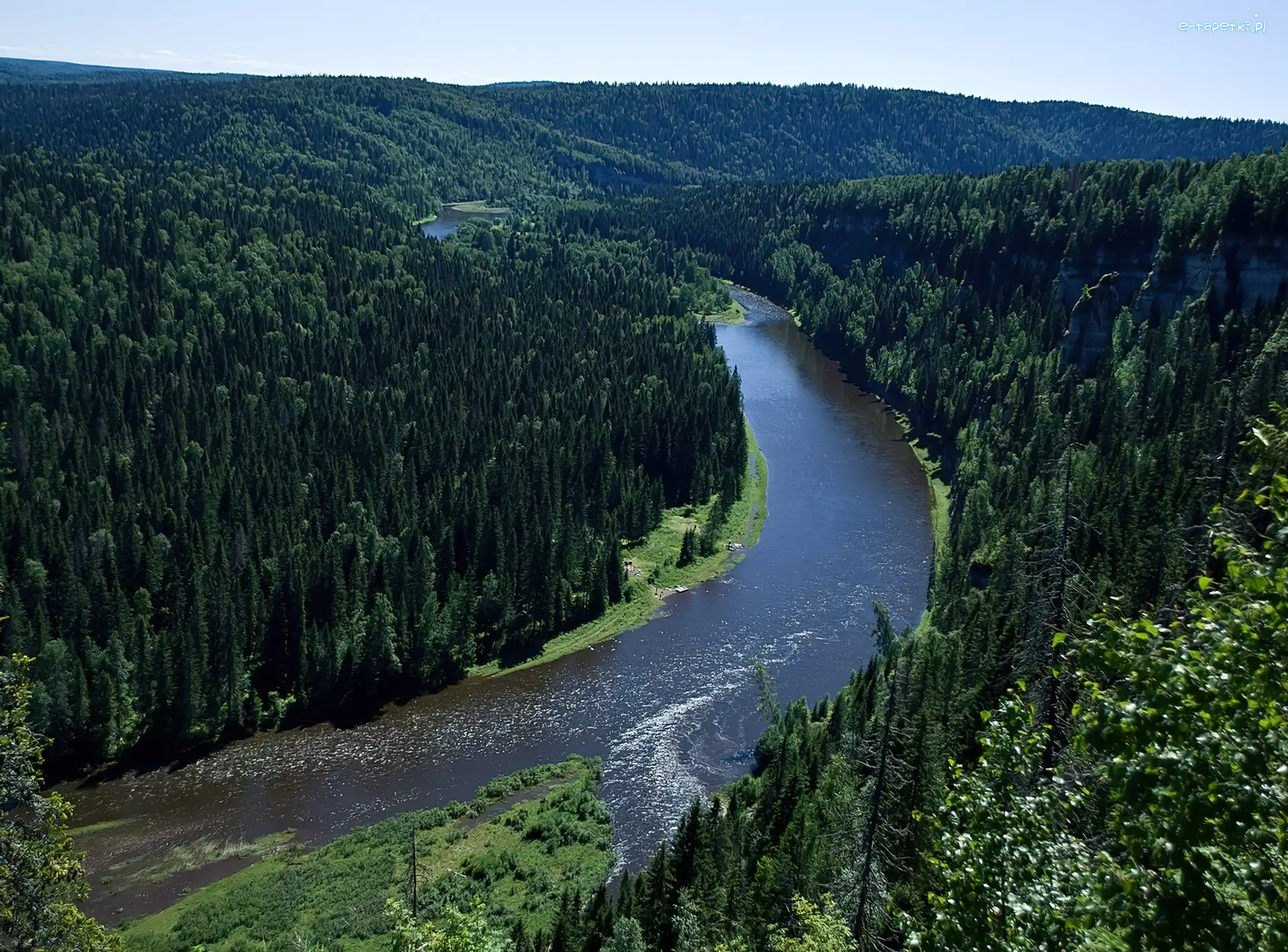 Góry, Las, Rzeka