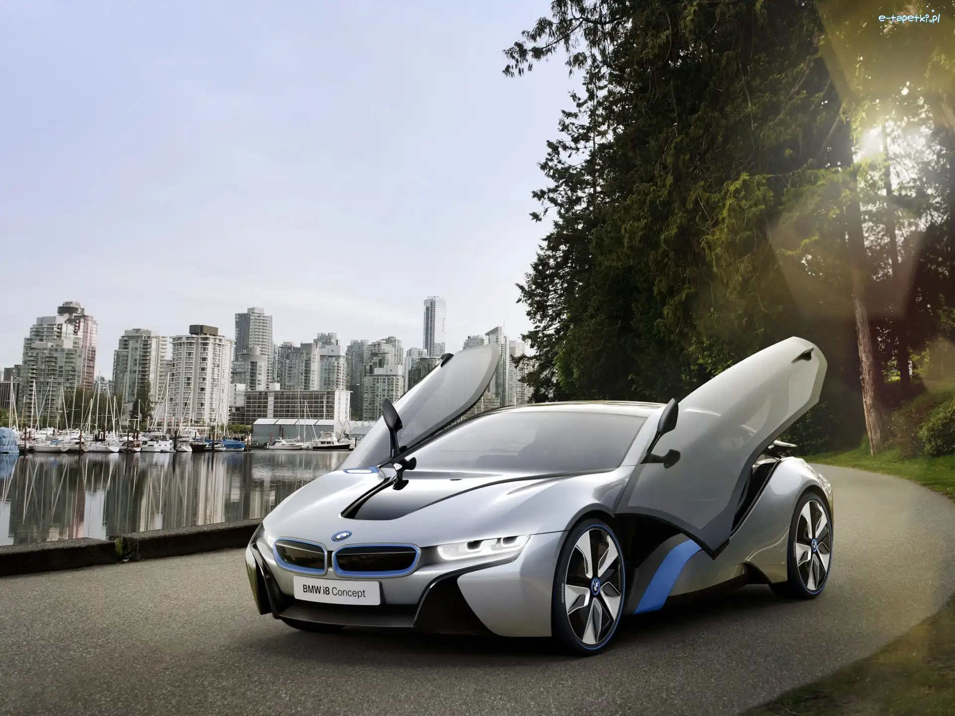Otwarte, Miasto, Drzwi, BMW i8 Concept