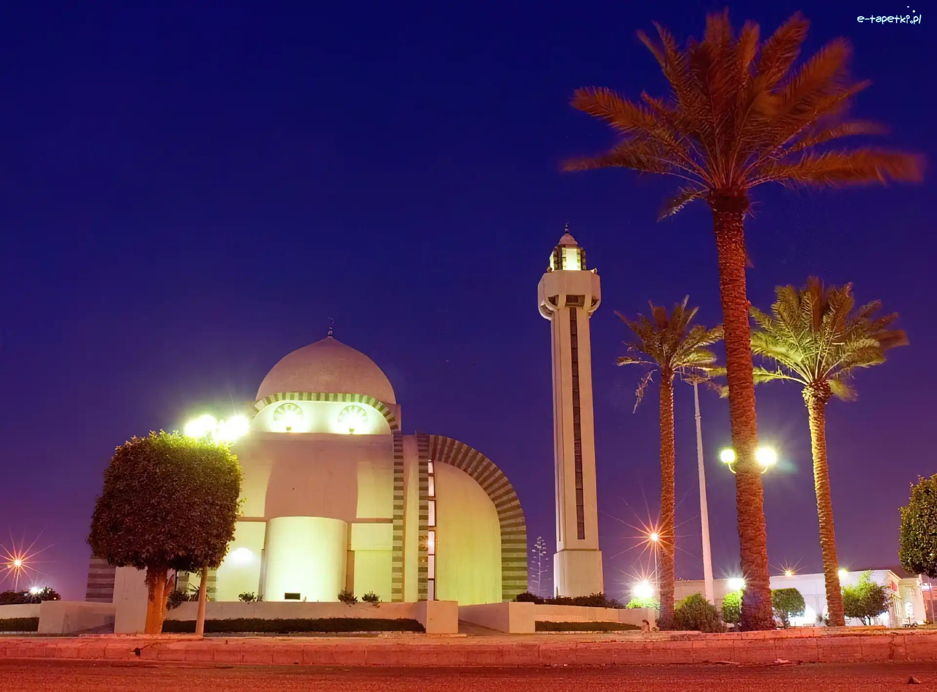 Al Khobar, Budynek, Arabia, Palmy, Wieża