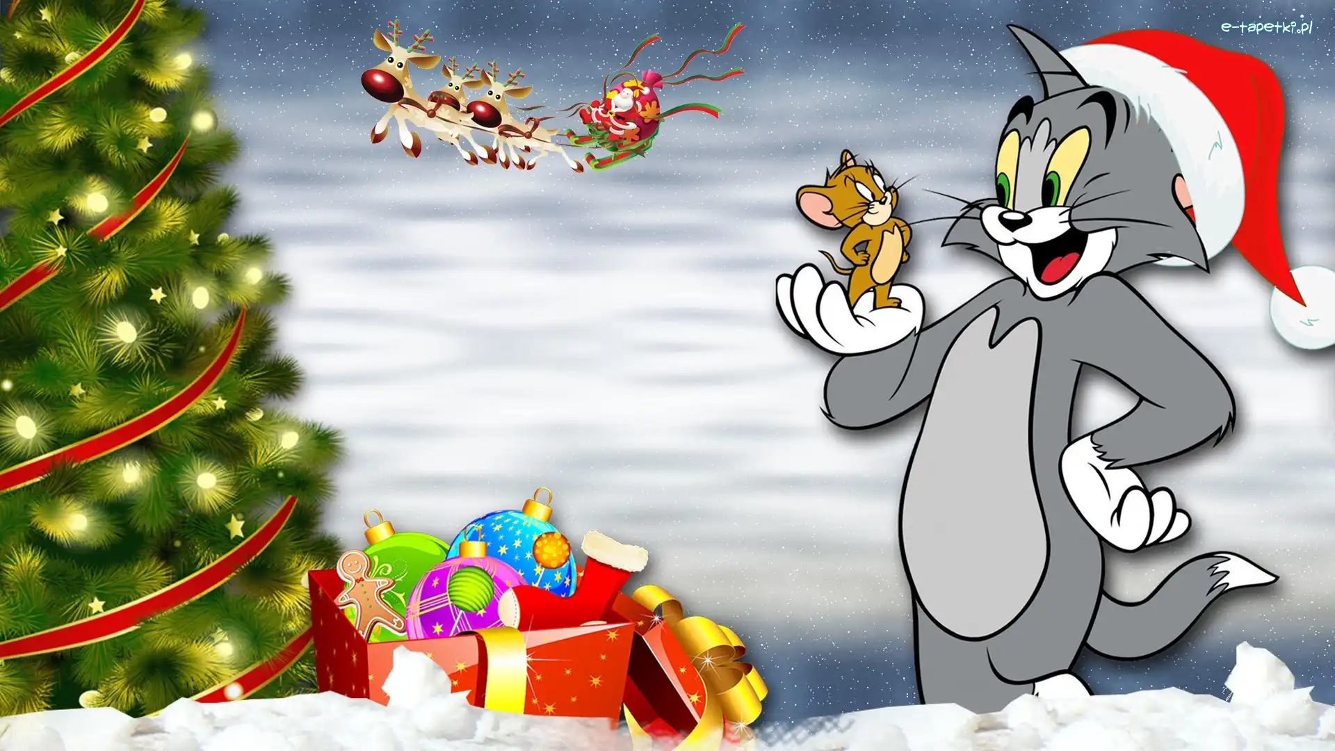 Tom i Jerry, Prezenty, Choinka