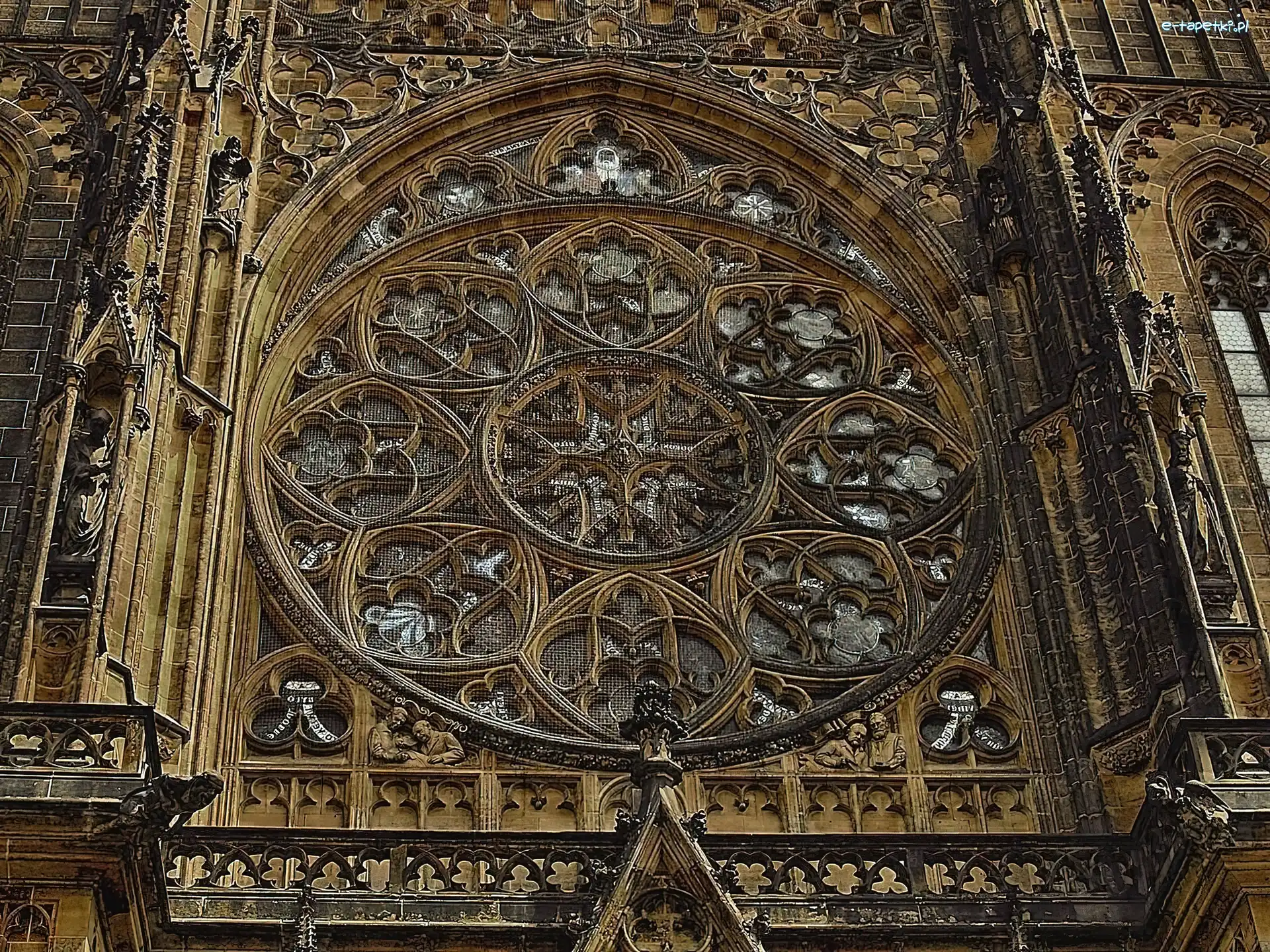 Praga, Św. Witta, Katedra, Witraż
