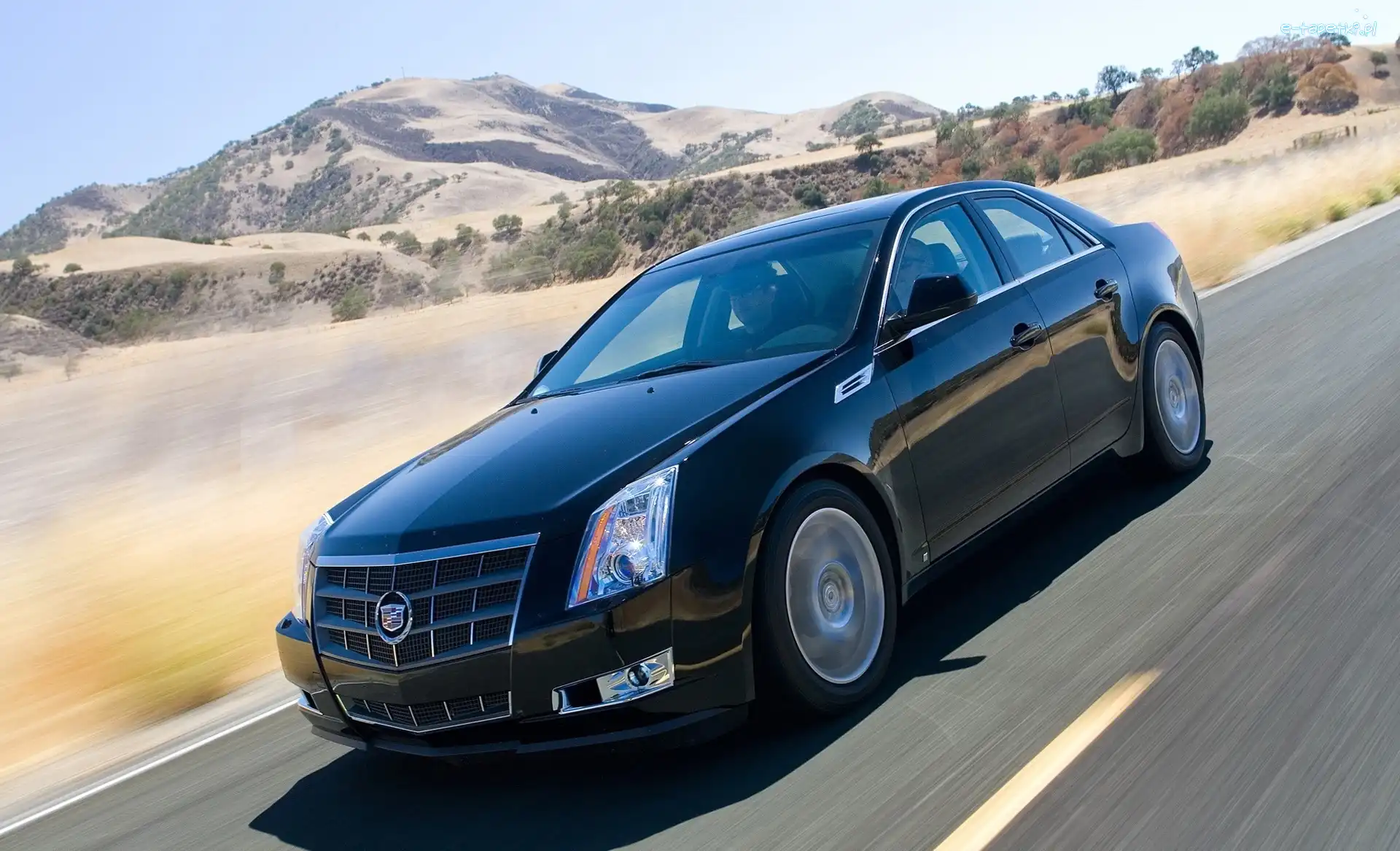 Góry, Cadillac CTS, Droga