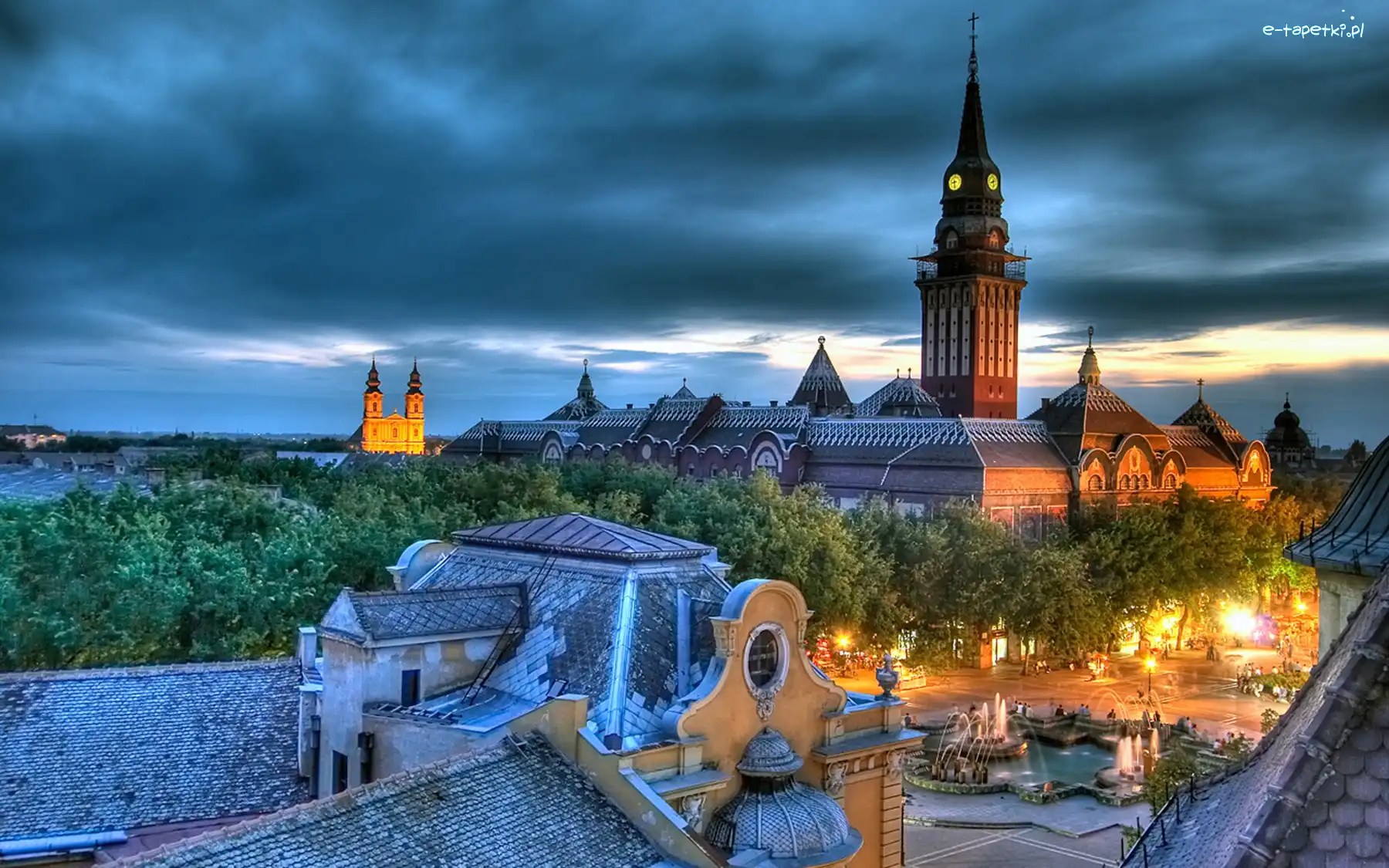 Miasto, Serbia, Subotica, Katedra, Ratusz