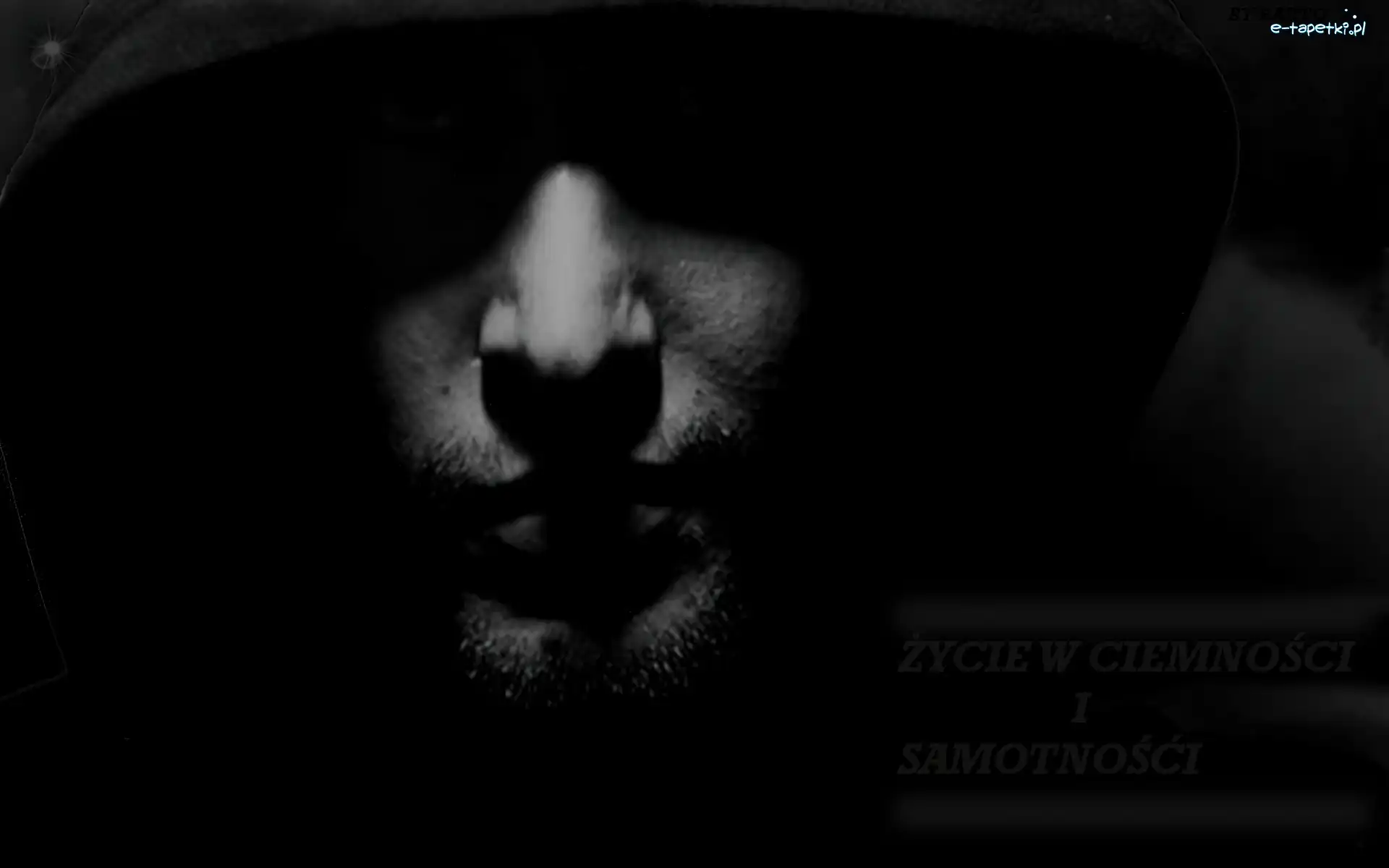Mężczyzna, Ciemności, W, Człowiek