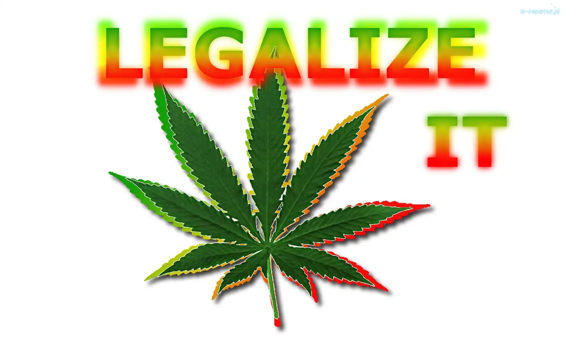 Napis, Marihuana, Liść