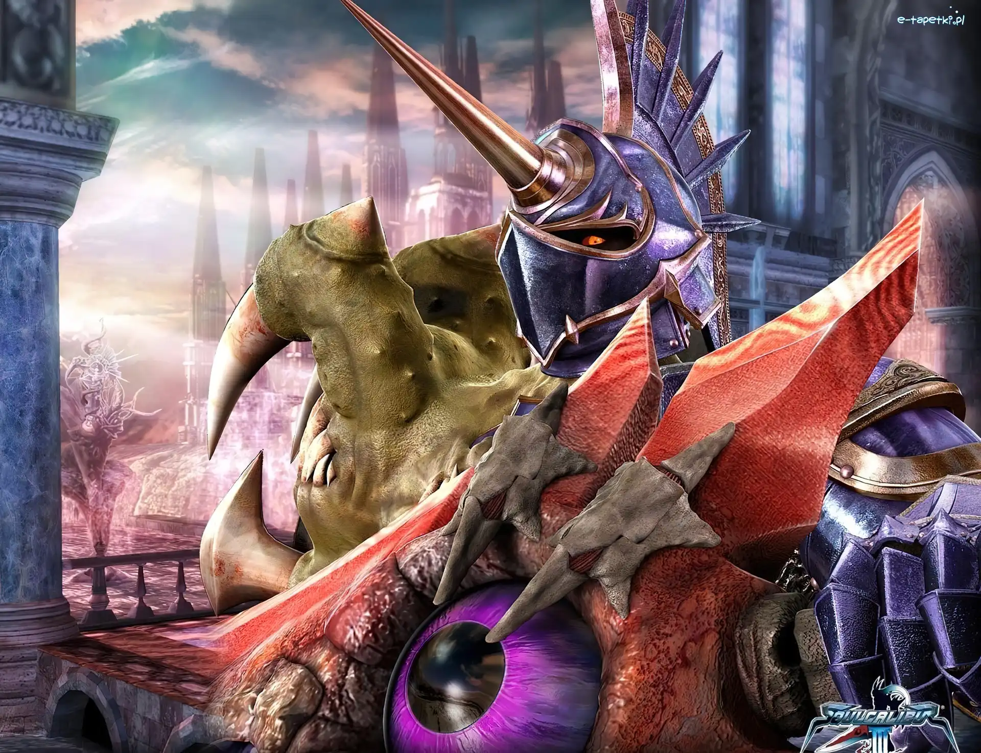 Soul Calibur, Nightmare, Potwór, Zamek, Soul Edge