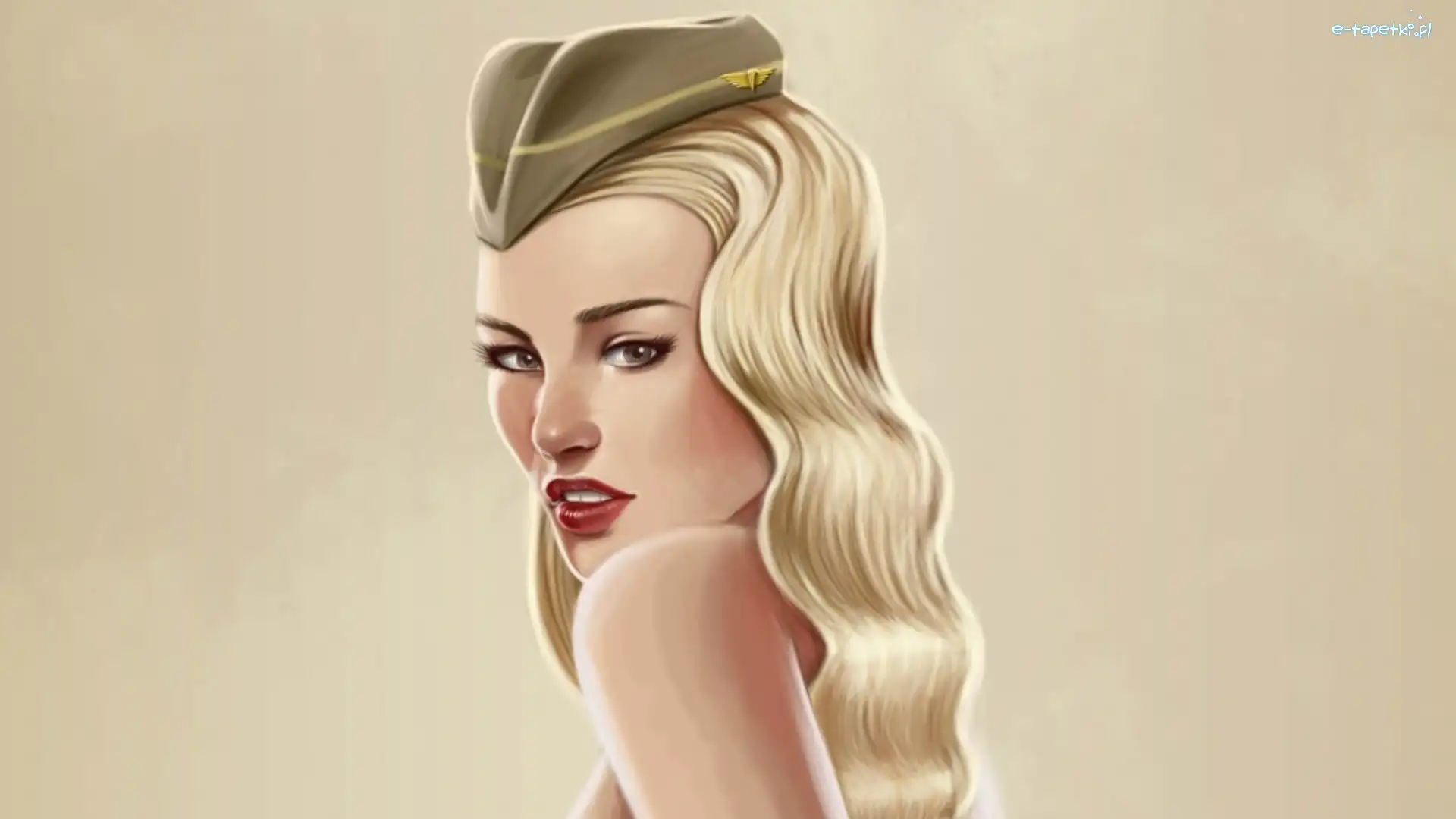 Furażerka, Blondynka, Kobieta