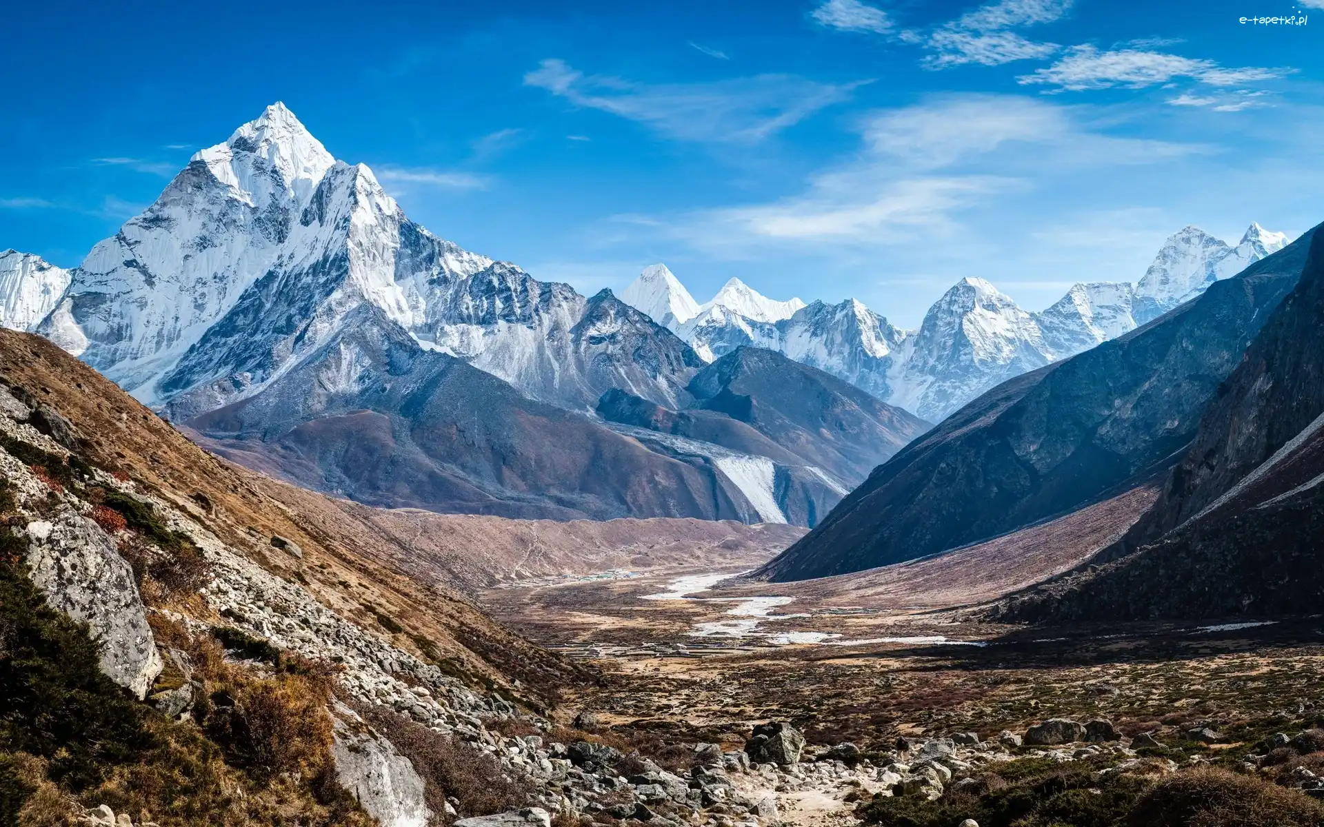 Góry, Himalaje, Ama Dablam, Nepal